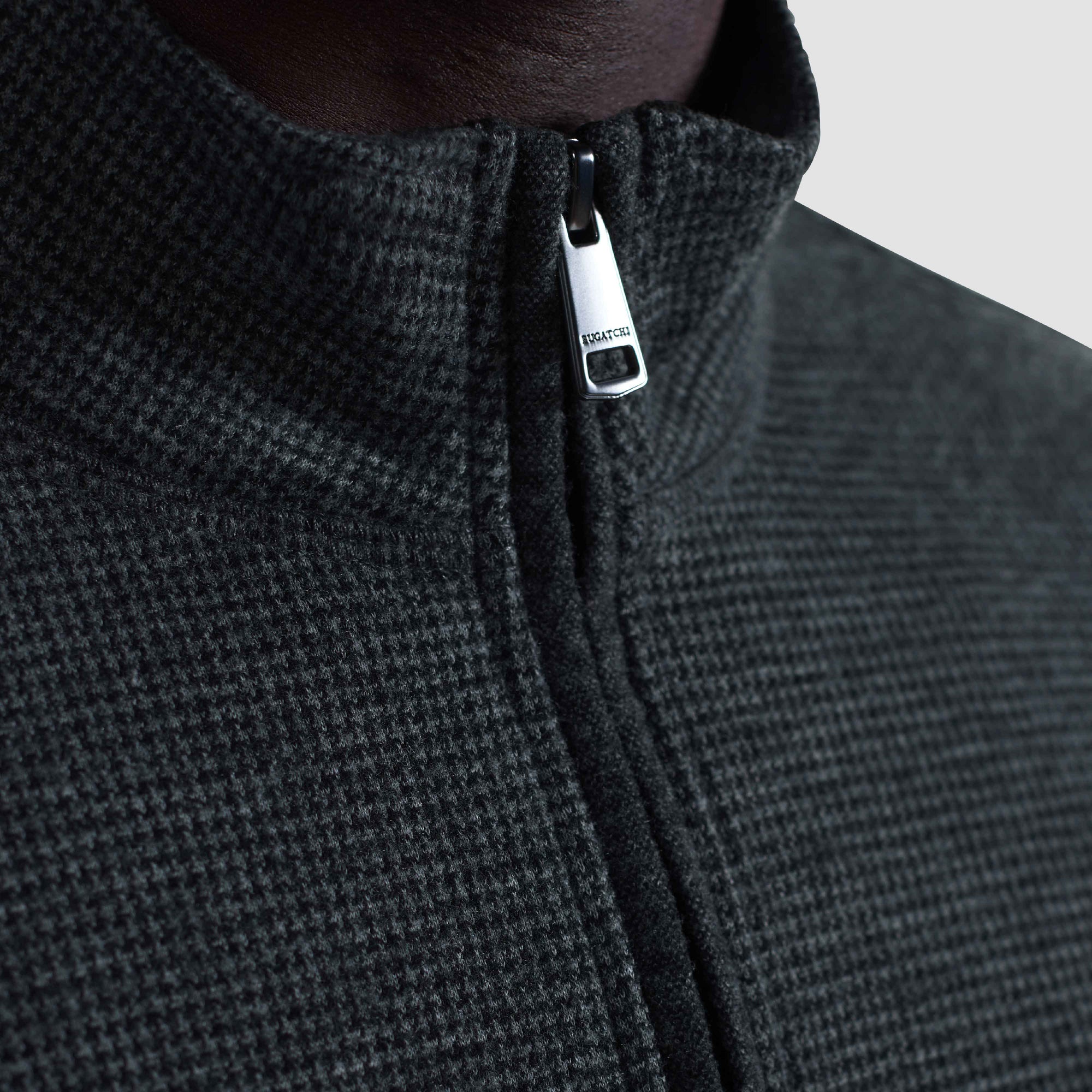 Houndstooth Performance Quarter Zip