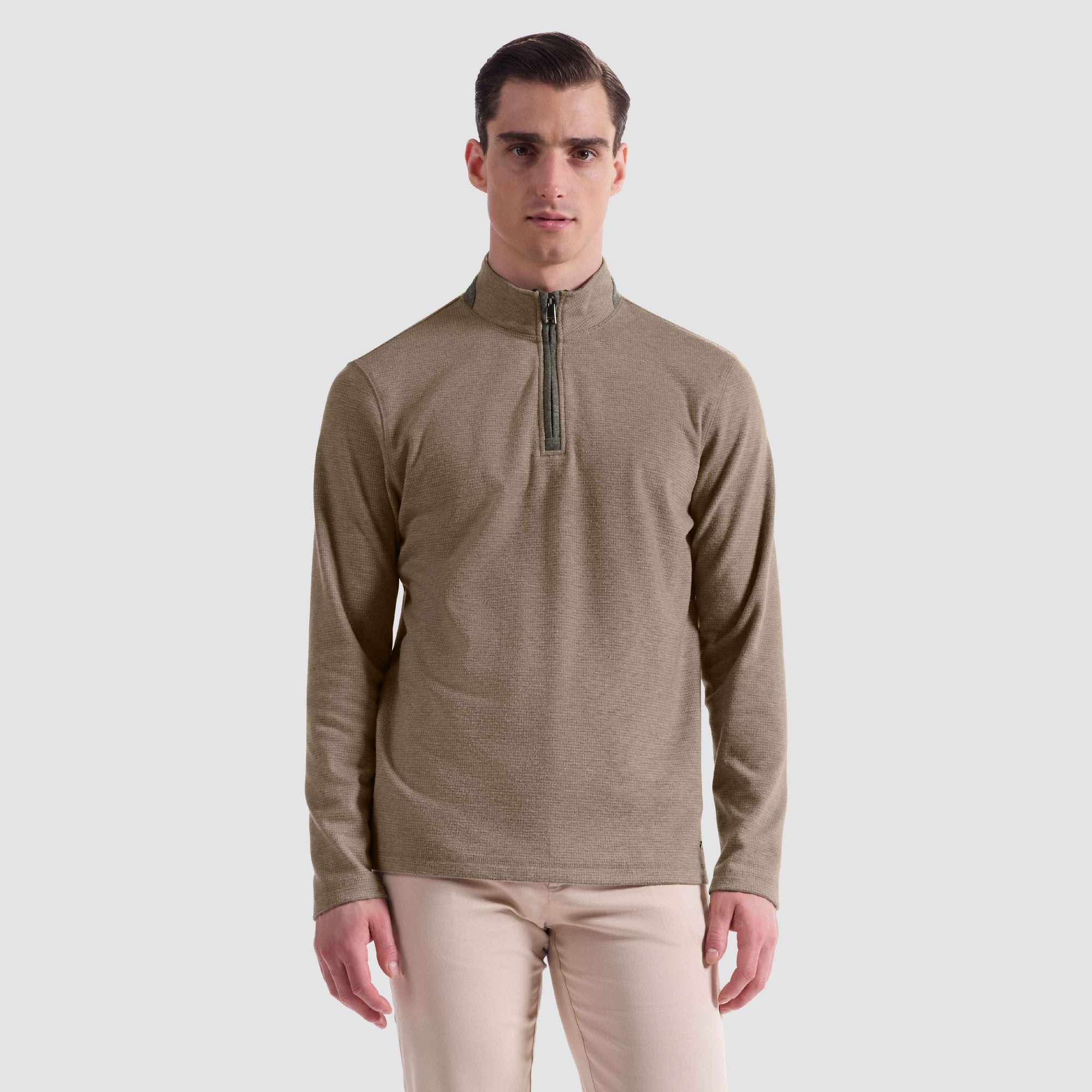 Houndstooth Performance Quarter Zip