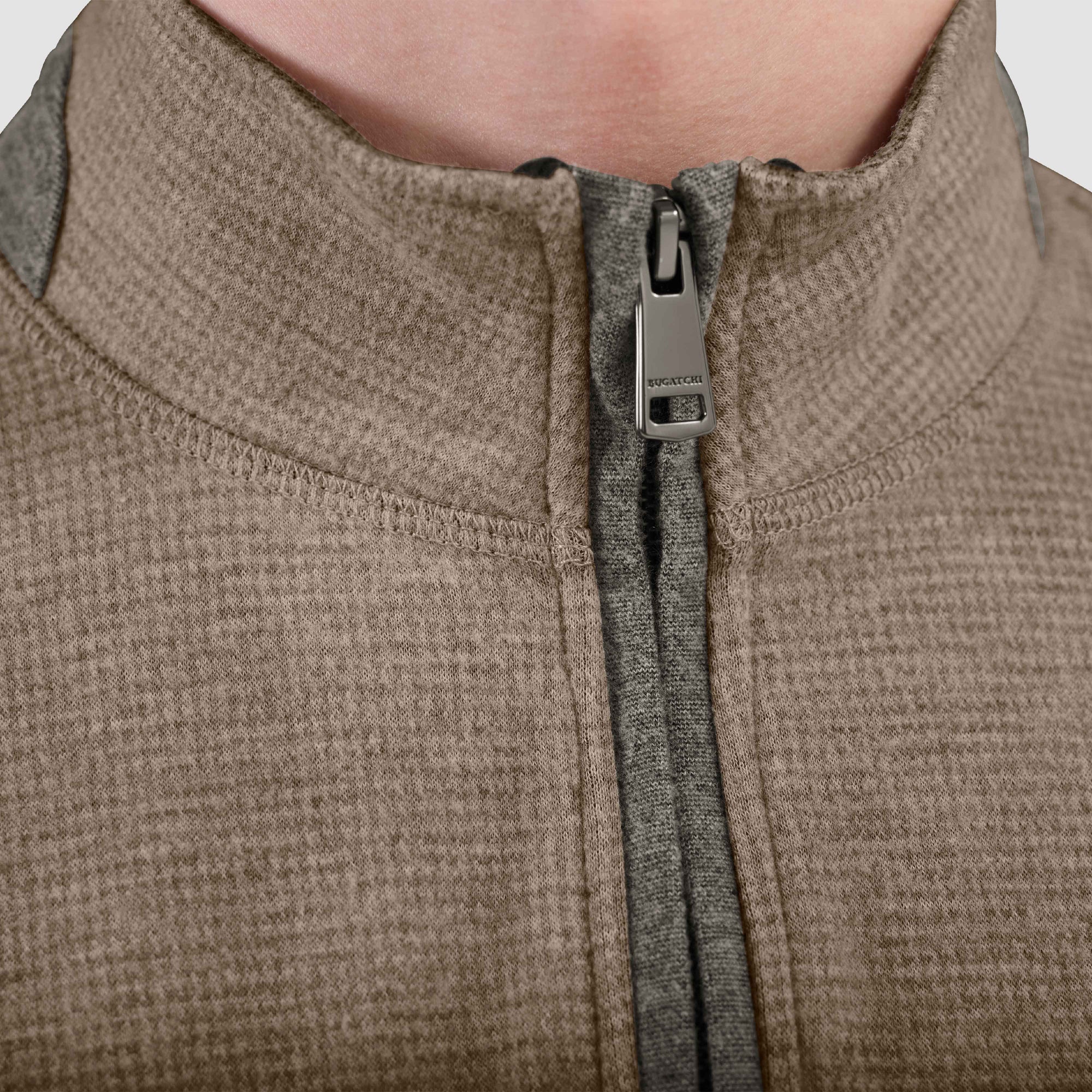 Houndstooth Performance Quarter Zip