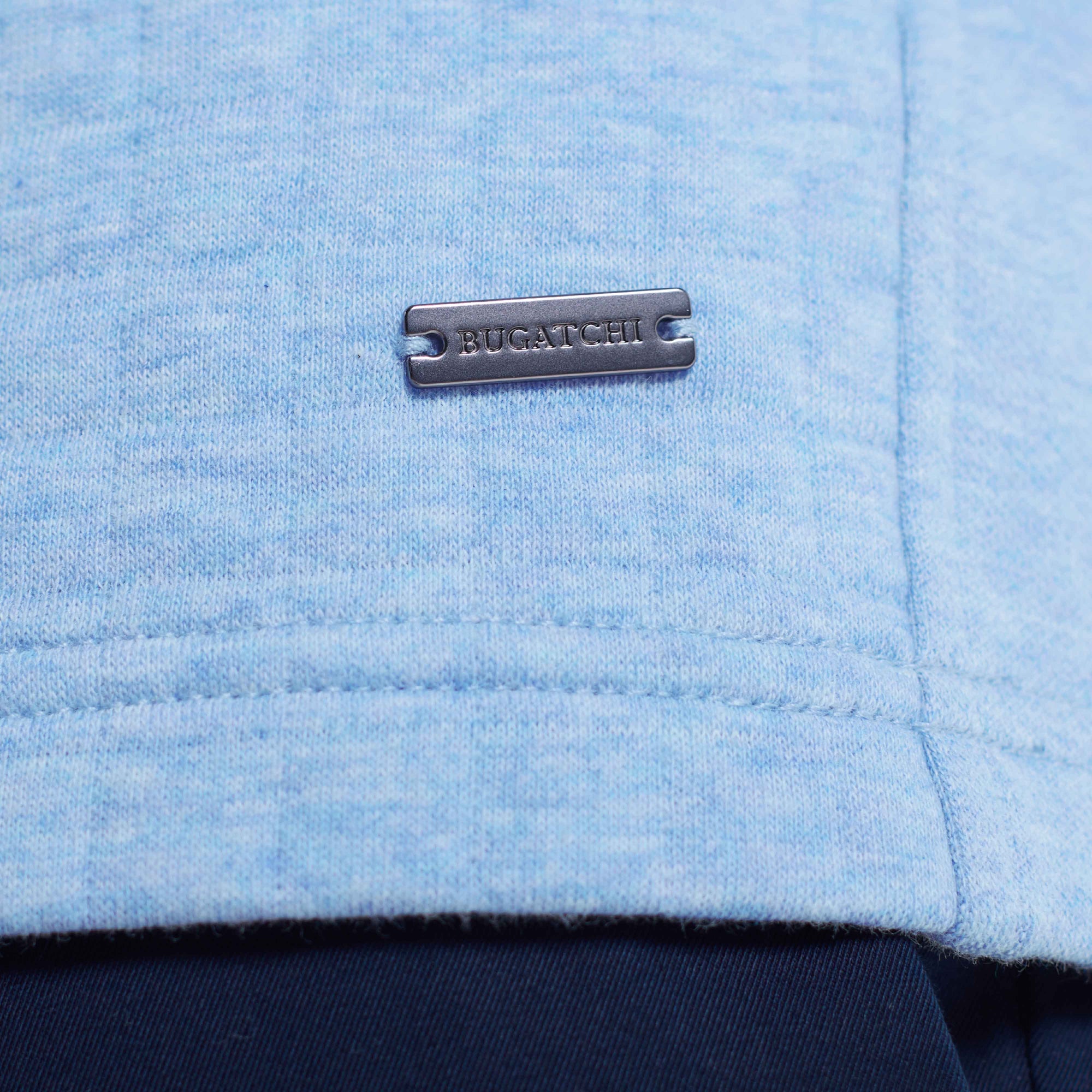 Heathered Waffle Knit Quarter Zip