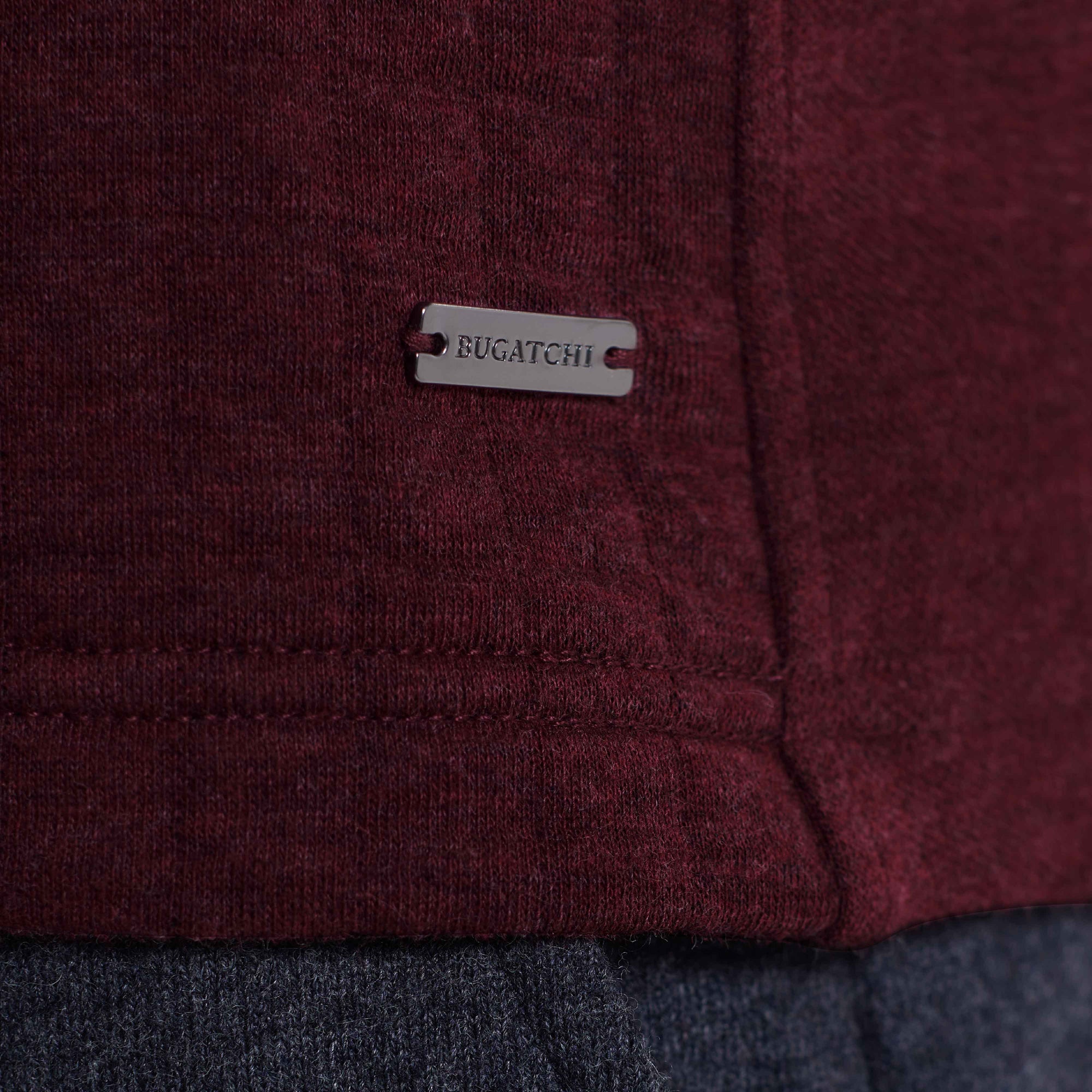 Heathered Waffle Knit Quarter Zip