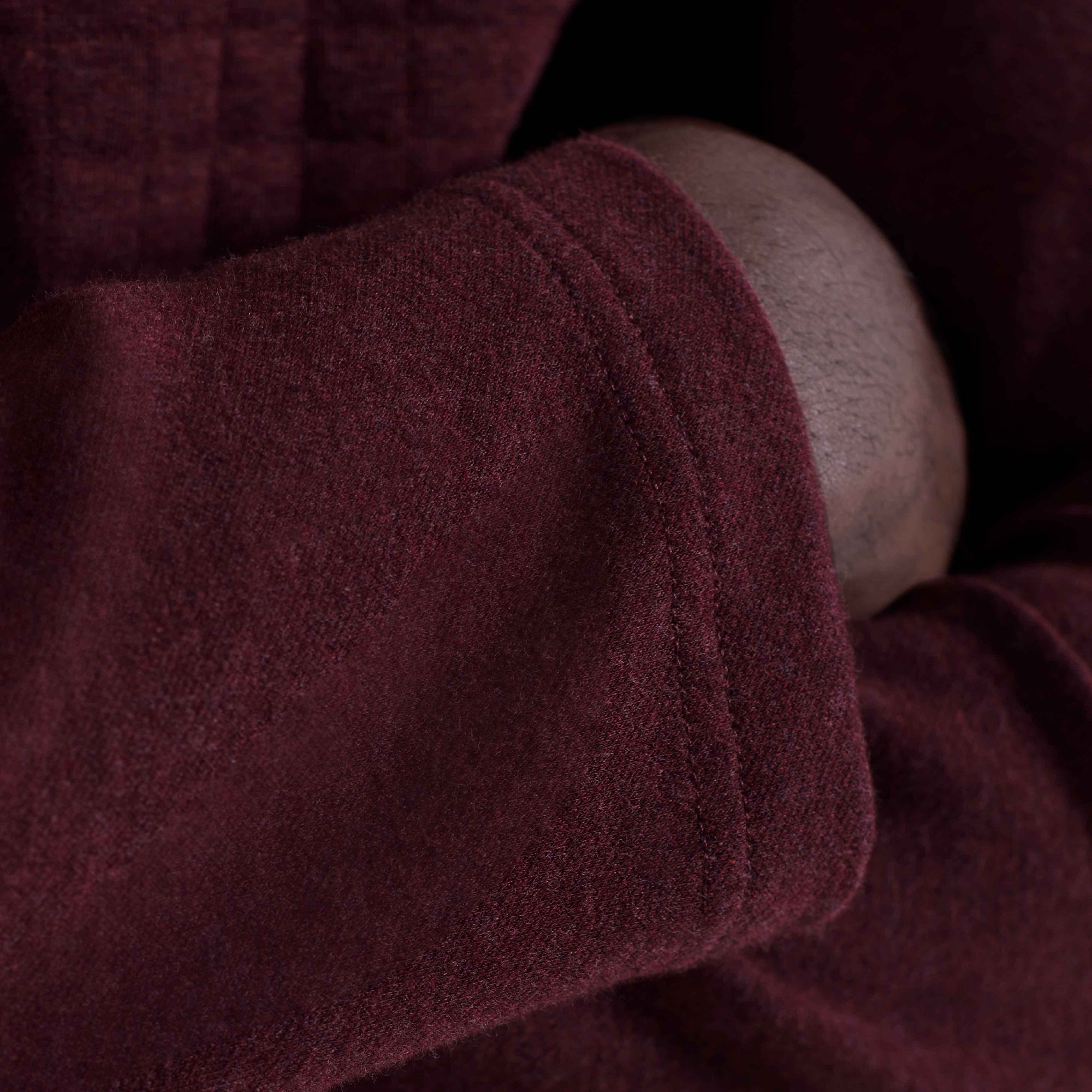 Heathered Waffle Knit Quarter Zip