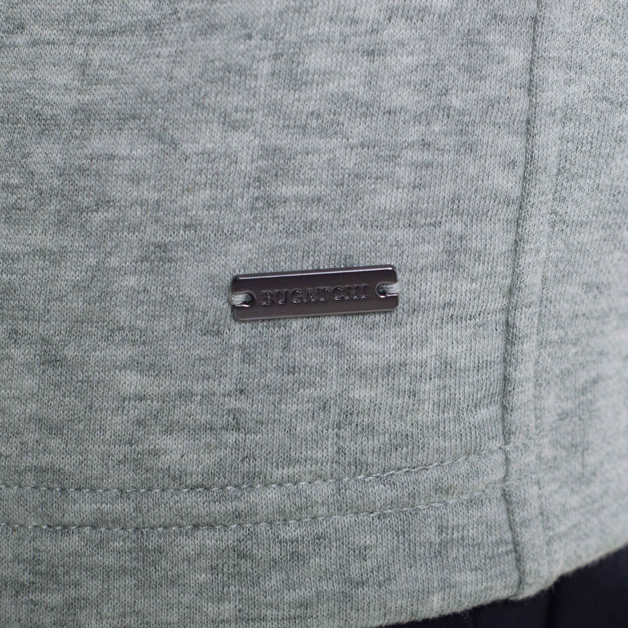 Heathered Waffle Knit Quarter Zip