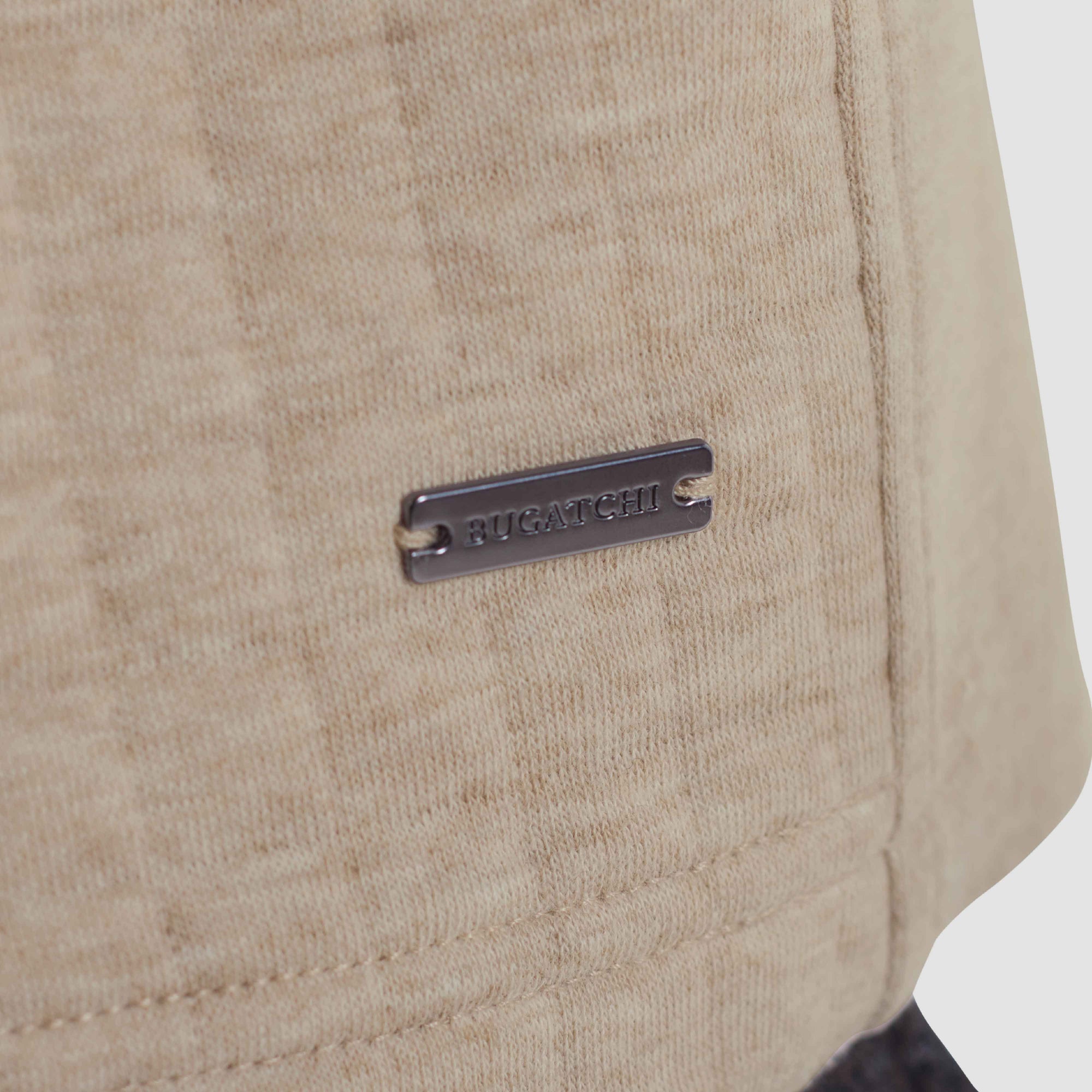 Heathered Waffle Knit Quarter Zip