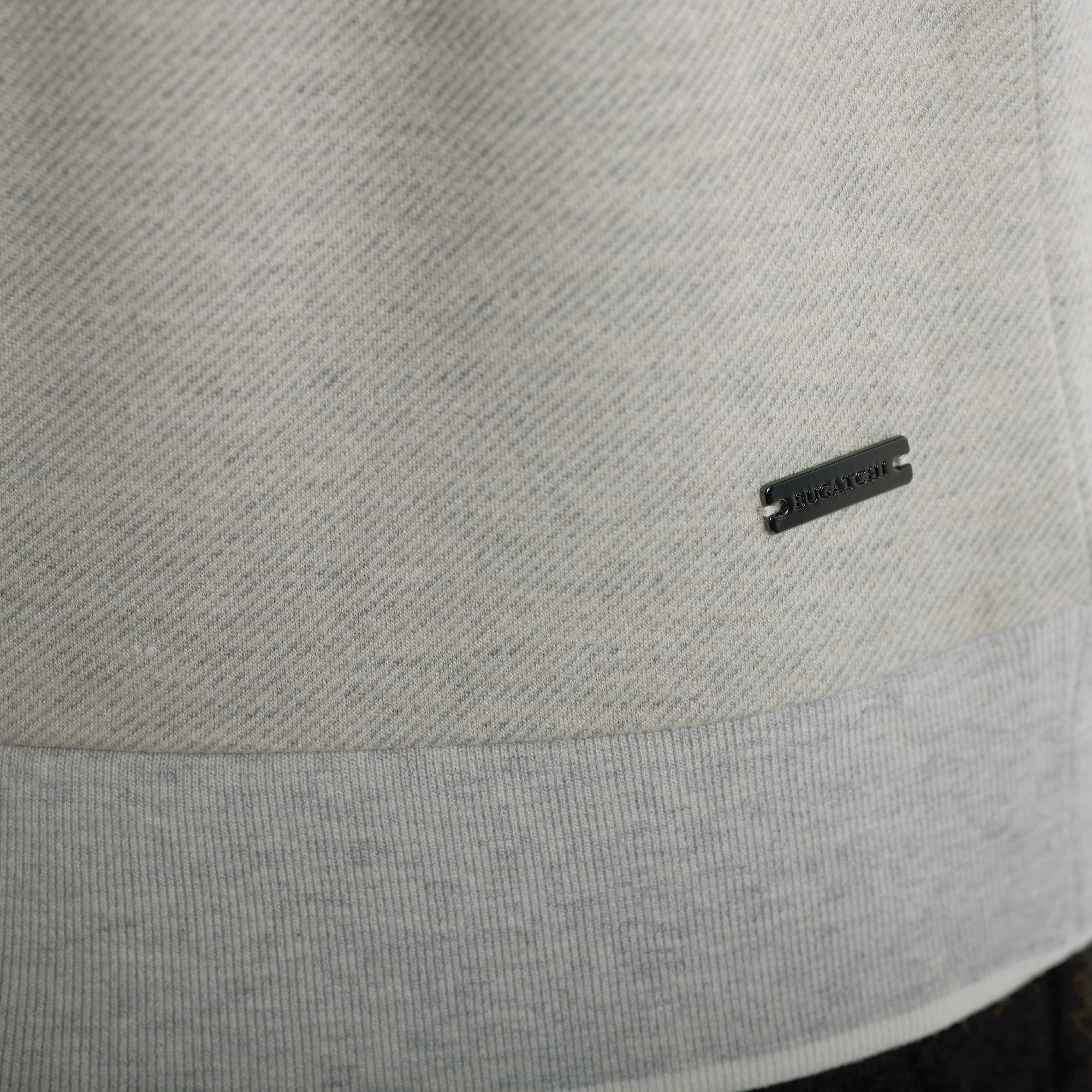 Diagonal Stripe Melange Quarter Zip