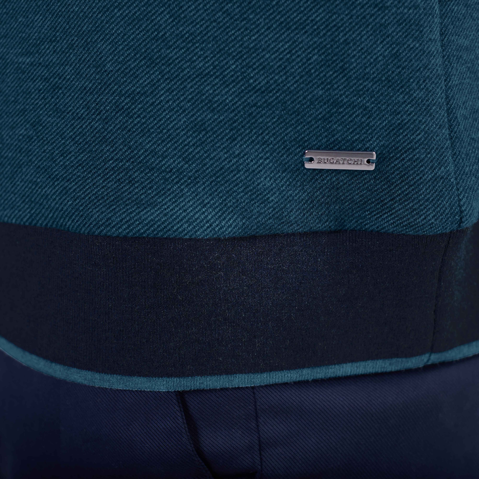 Diagonal Stripe Melange Quarter Zip