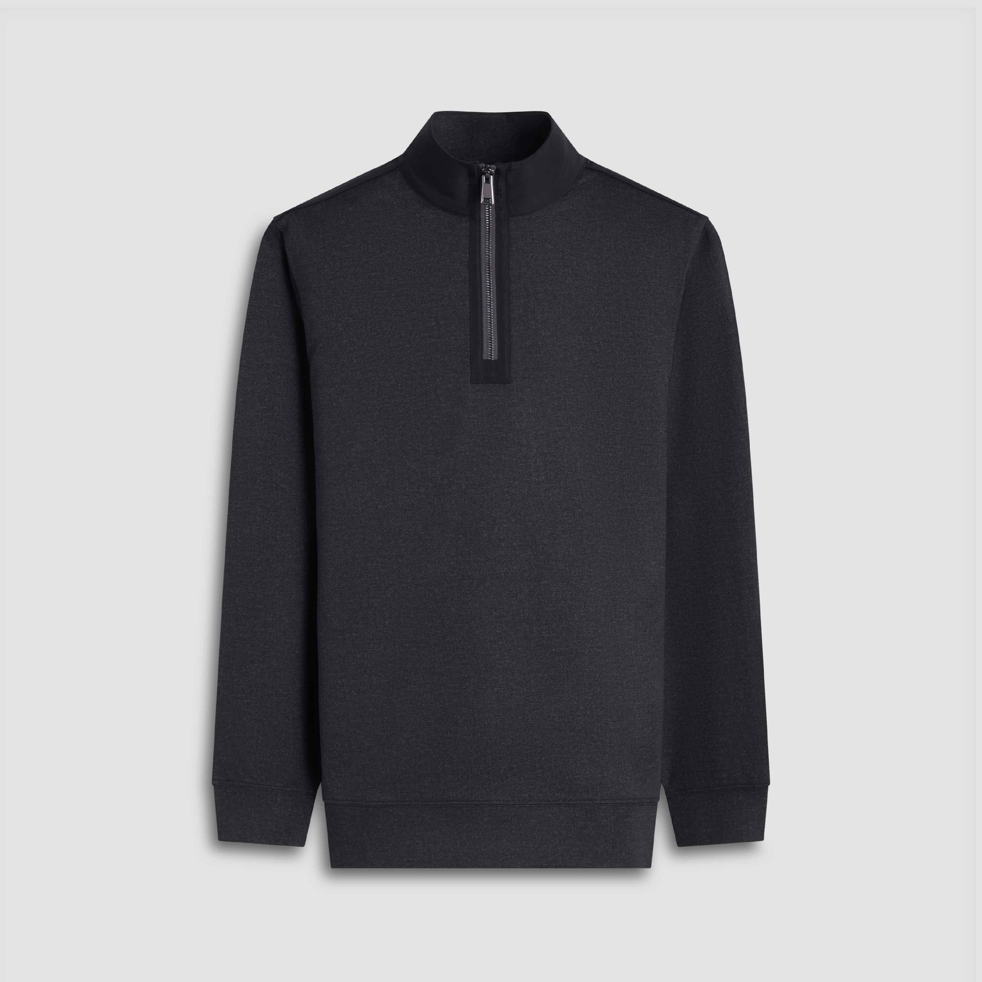 Twill-Effect Performance Quarter Zip