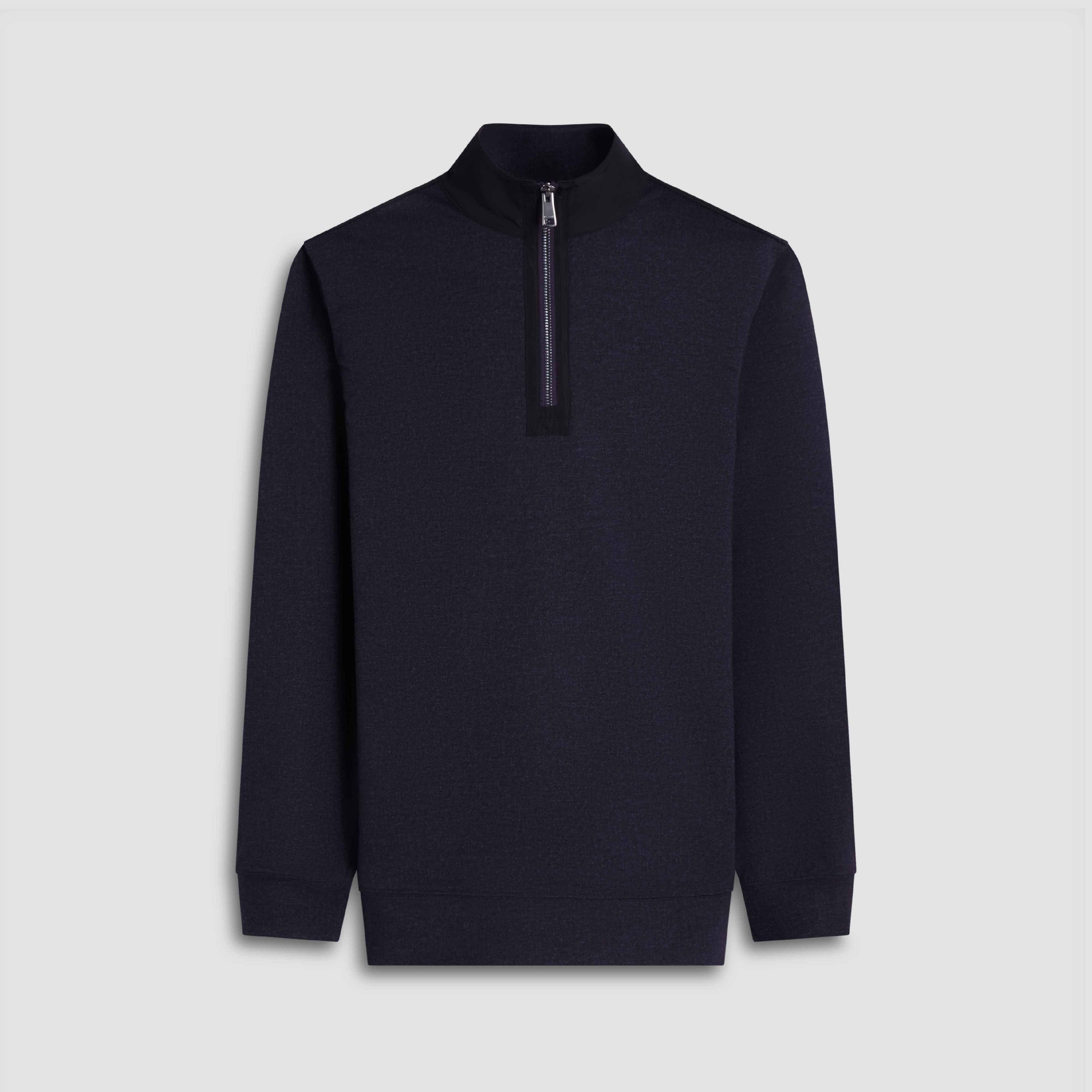 Twill-Effect Performance Quarter Zip