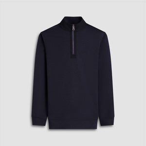 Twill-Effect Performance Quarter Zip