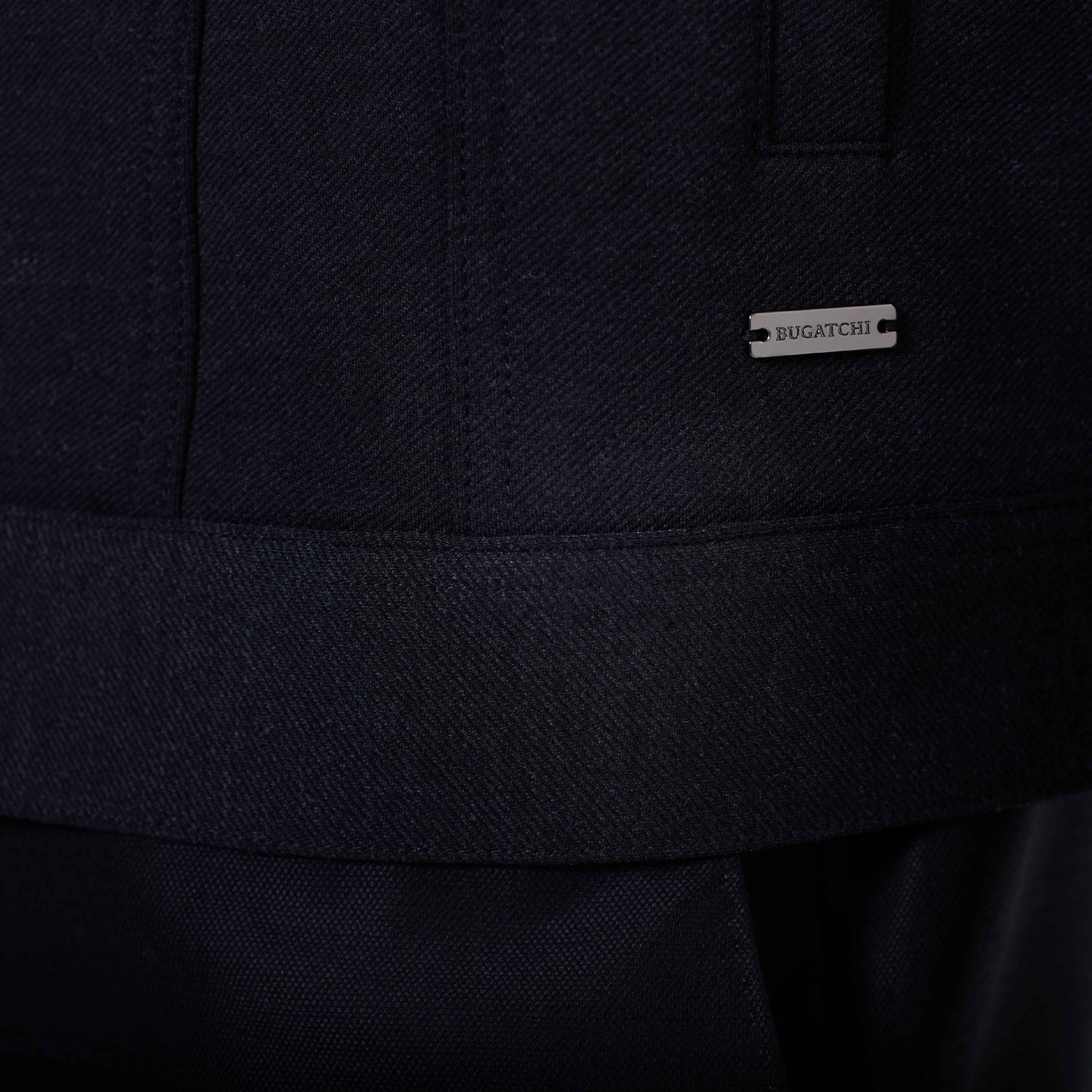 Twill-Effect Knit Trucker Jacket