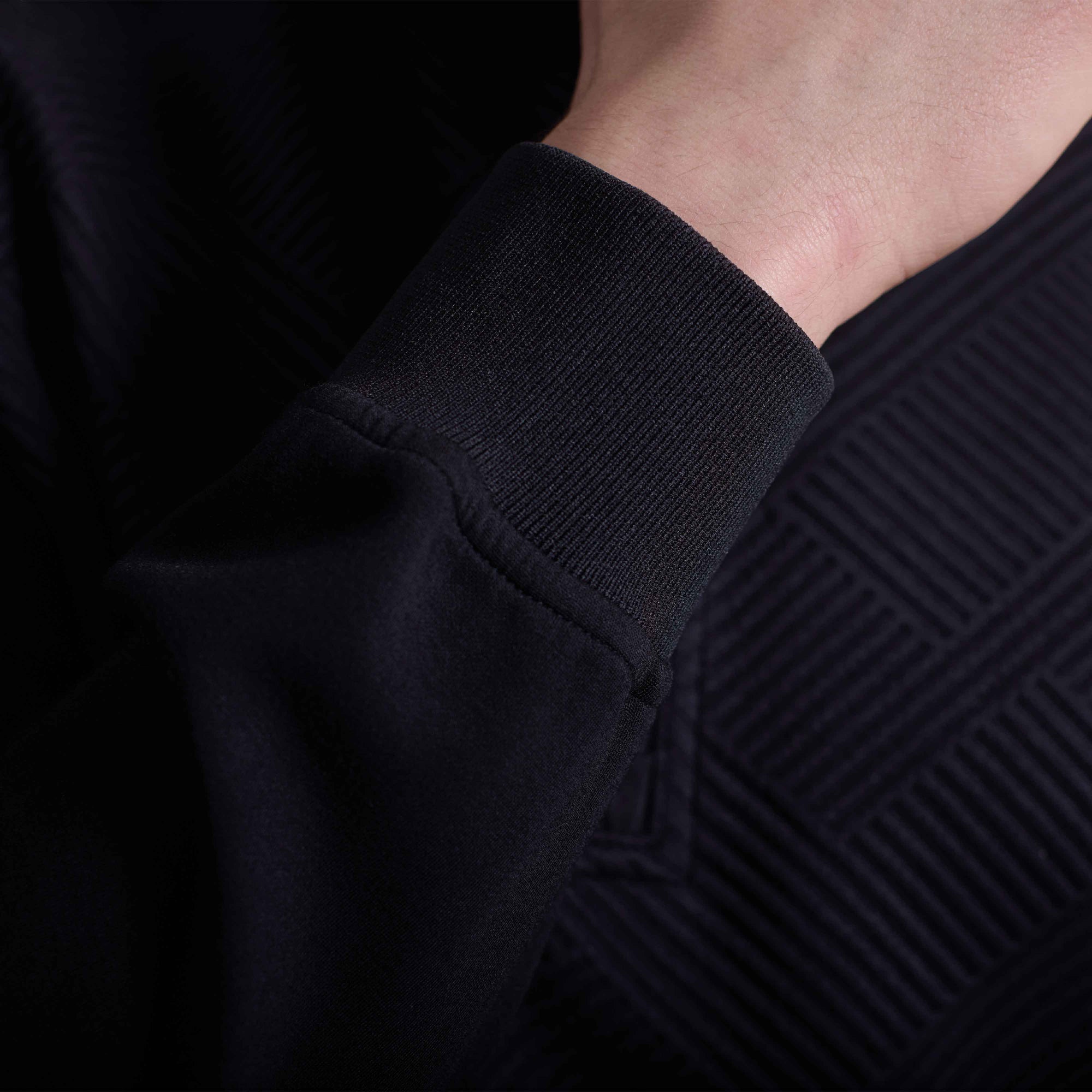 Soft Touch Geometric Performance Quarter Zip