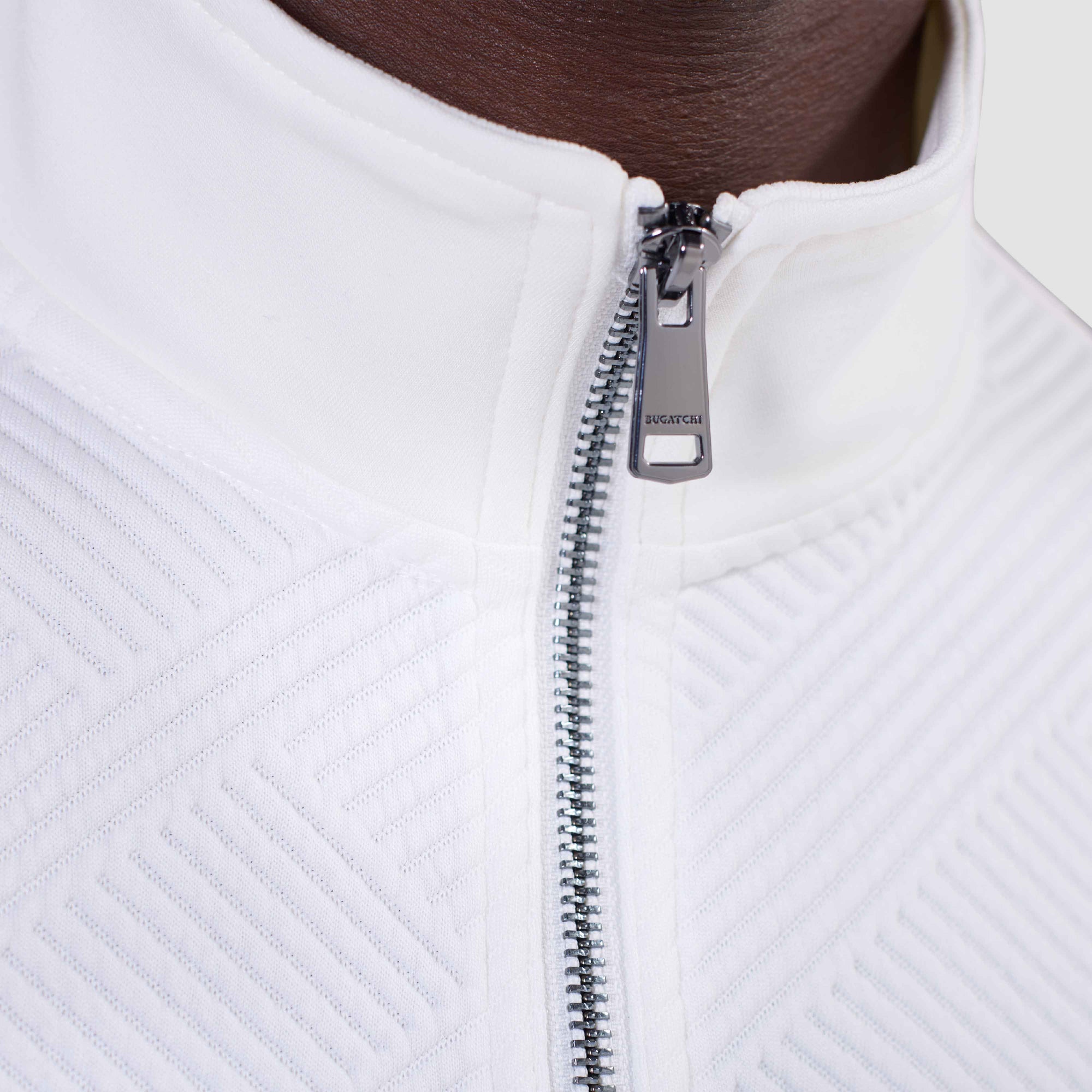 Soft Touch Geometric Performance Quarter Zip