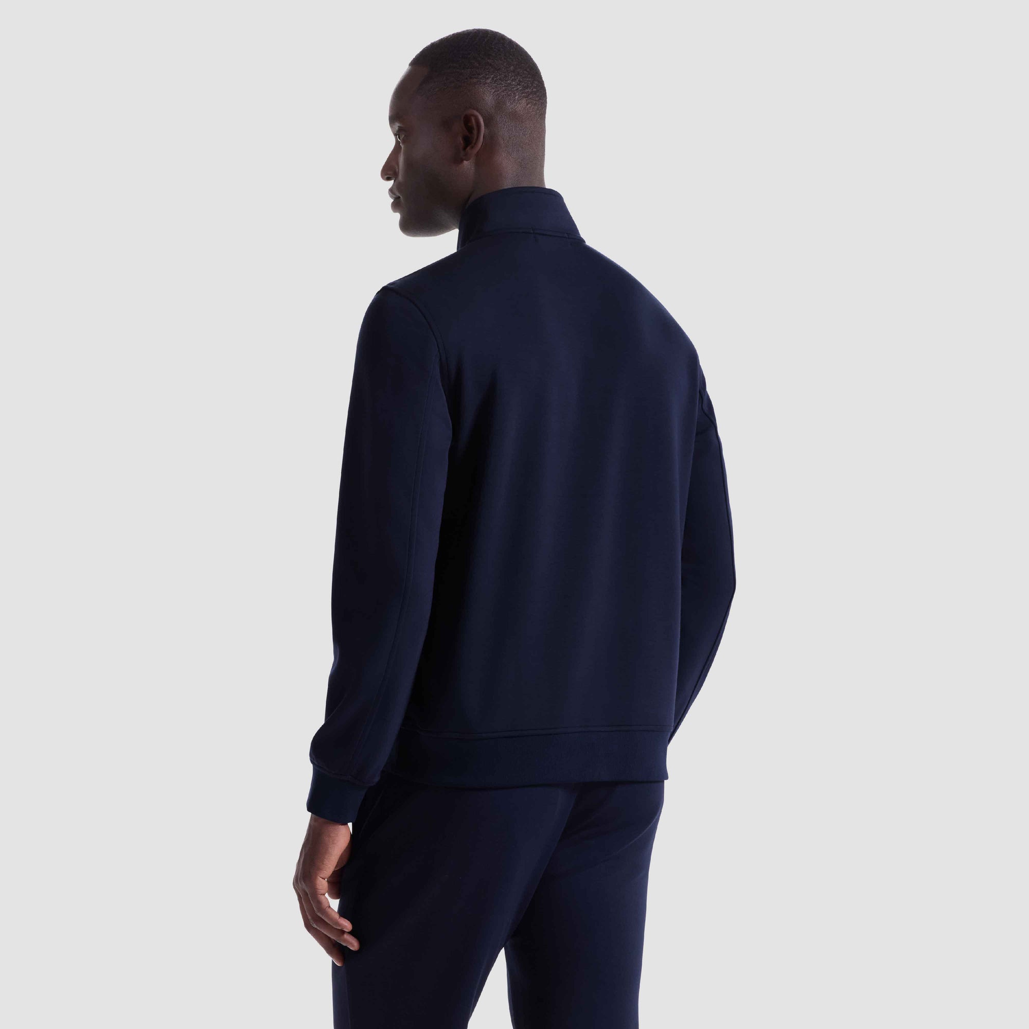 Soft Touch Geometric Performance Quarter Zip