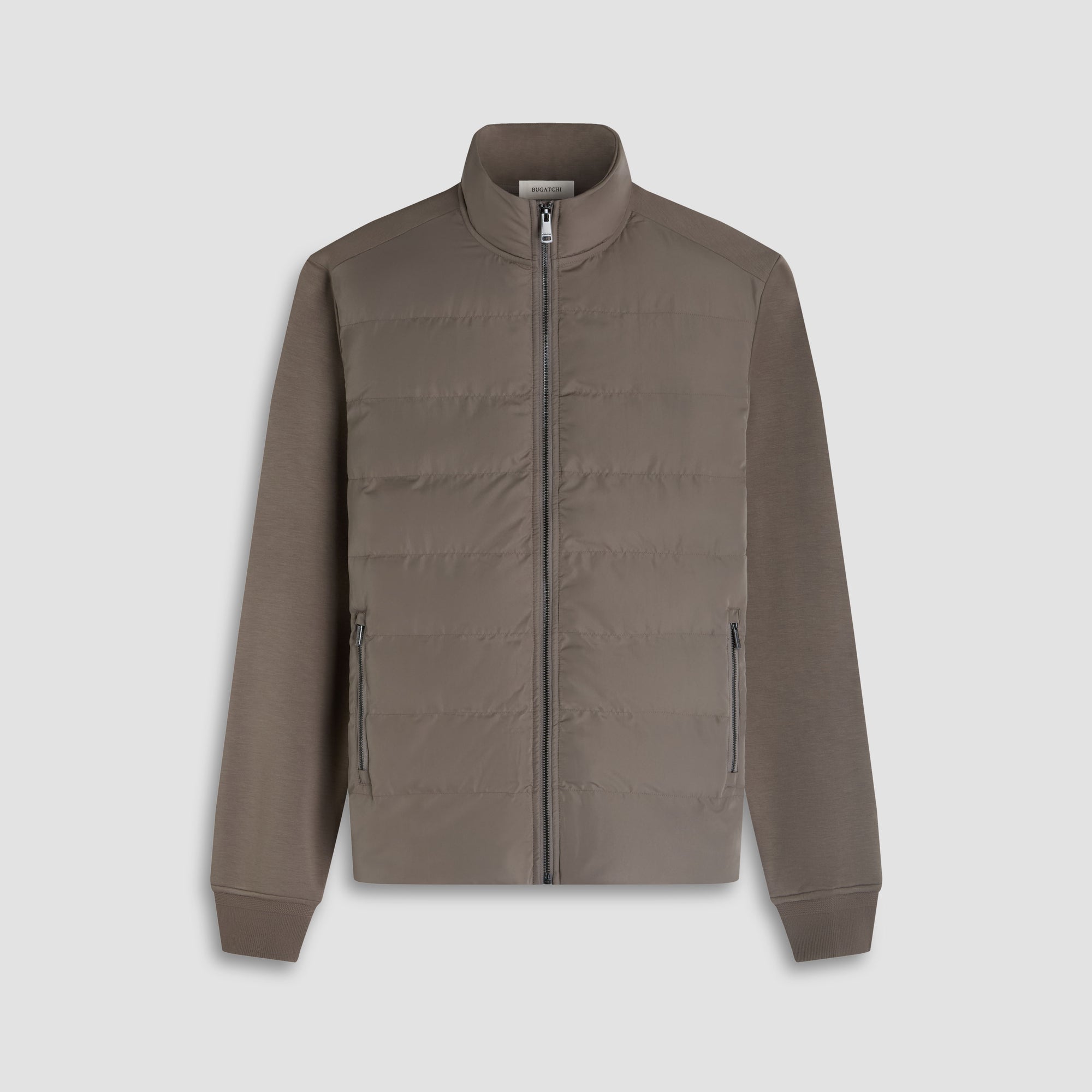 Soft Touch Quilted Front Performance Knit Jacket