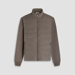 Soft Touch Quilted Front Performance Knit Jacket