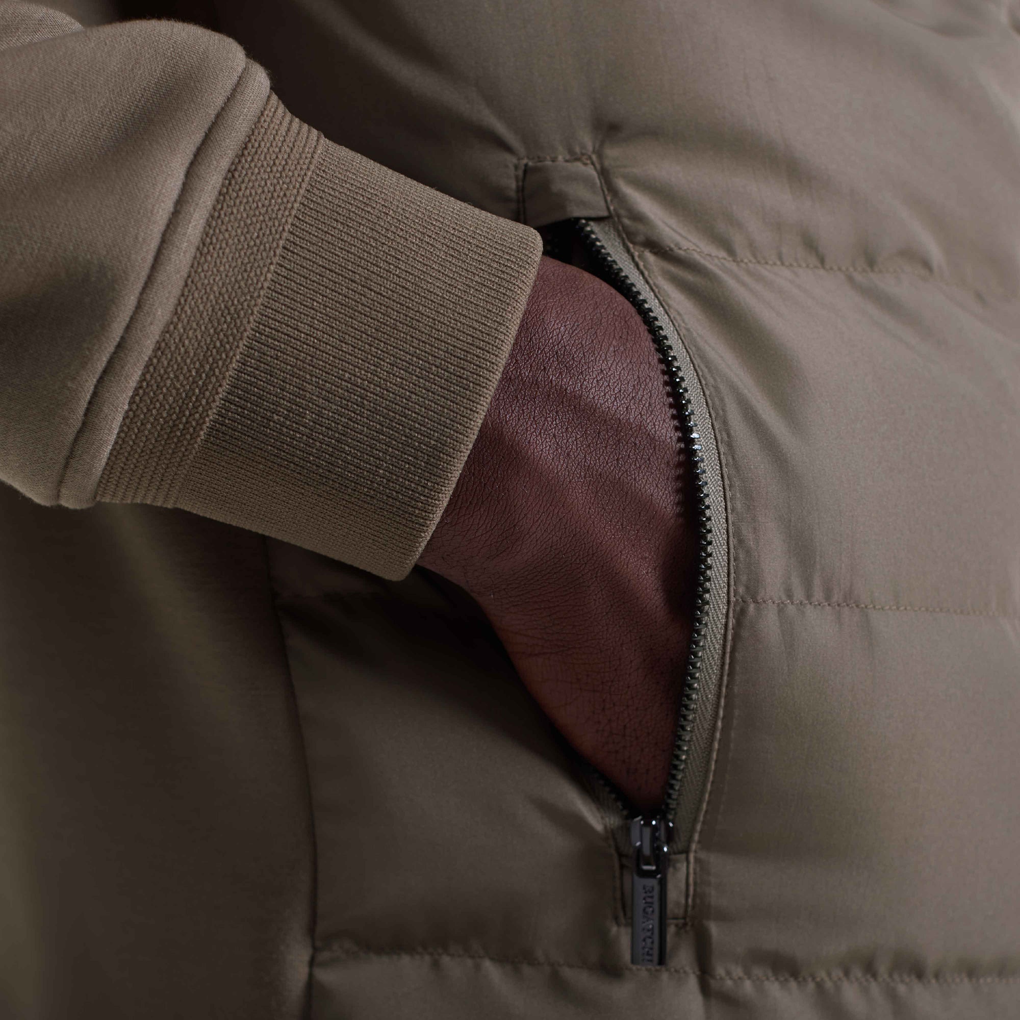 Soft Touch Quilted Front Performance Knit Jacket