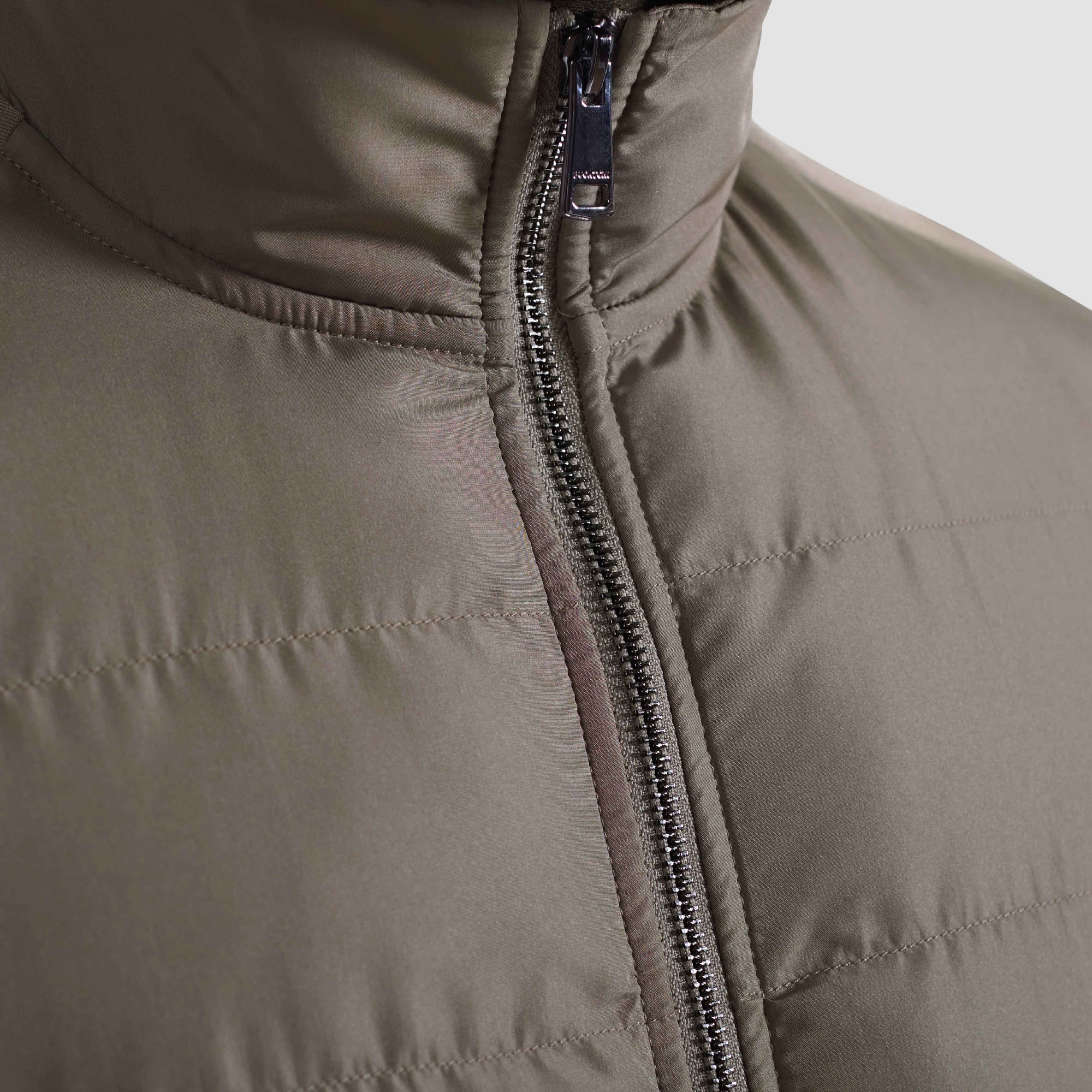 Soft Touch Quilted Front Performance Knit Jacket