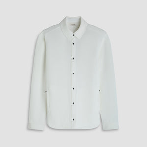 Soft Touch Snap Front Shirt Jacket