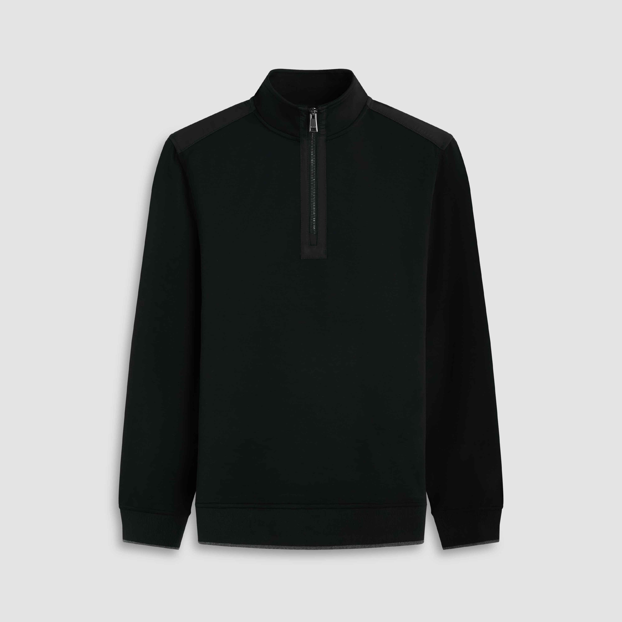 Soft Touch Quarter Zip Mock Neck Pullover
