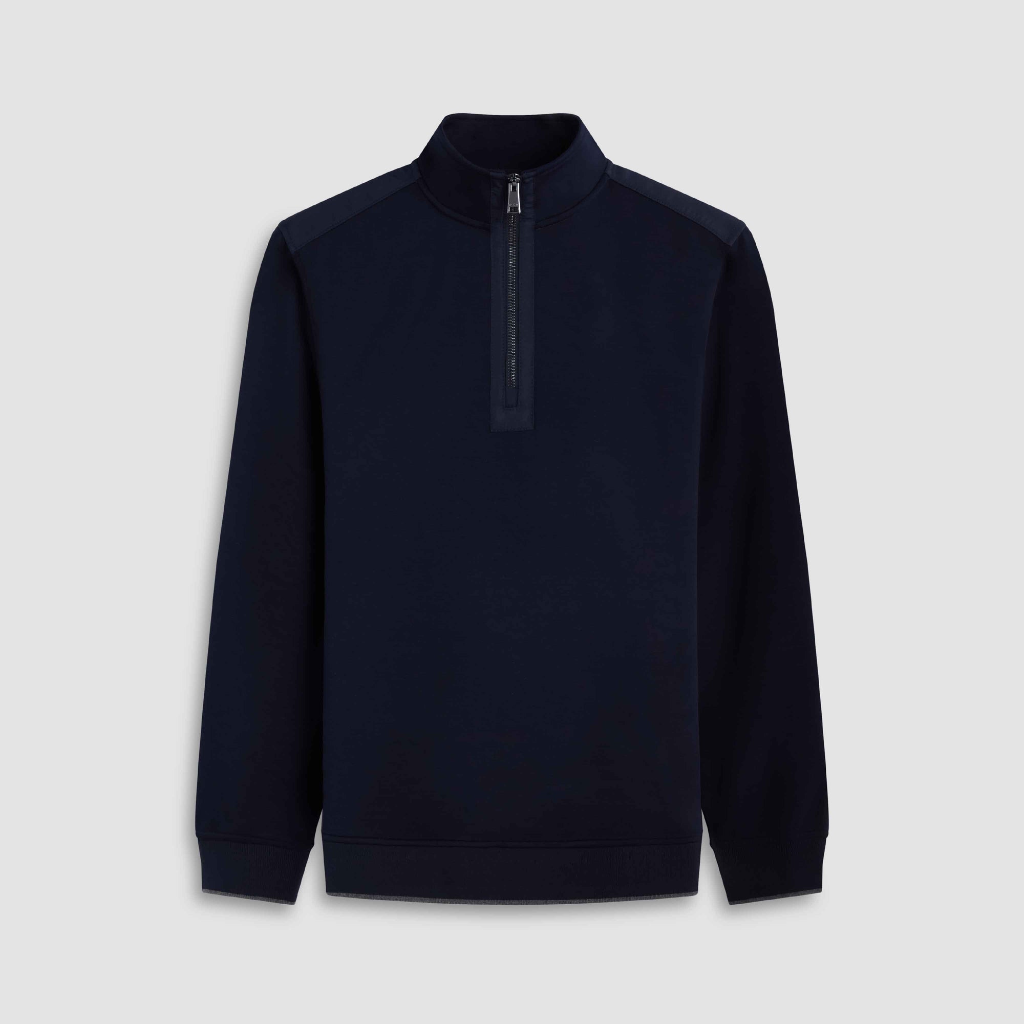 Soft Touch Quarter Zip Mock Neck Pullover