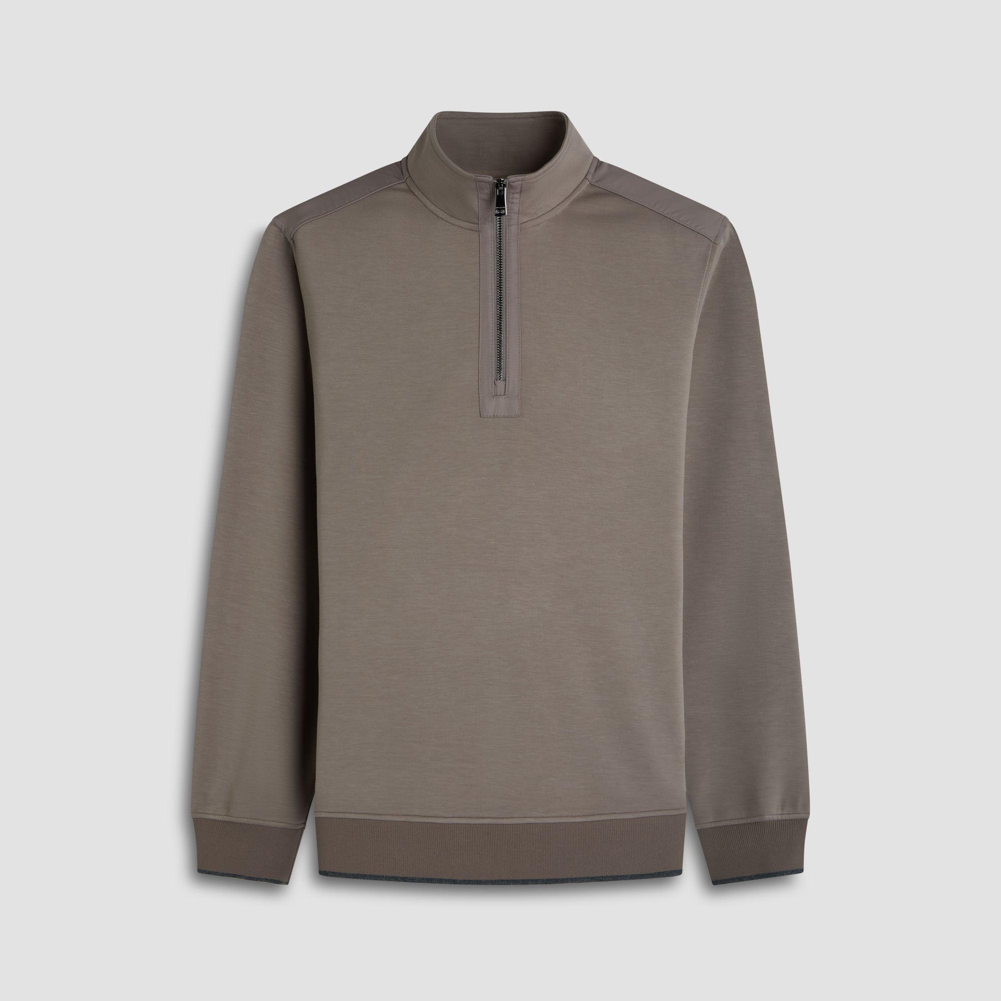 Soft Touch Quarter Zip Mock Neck Pullover