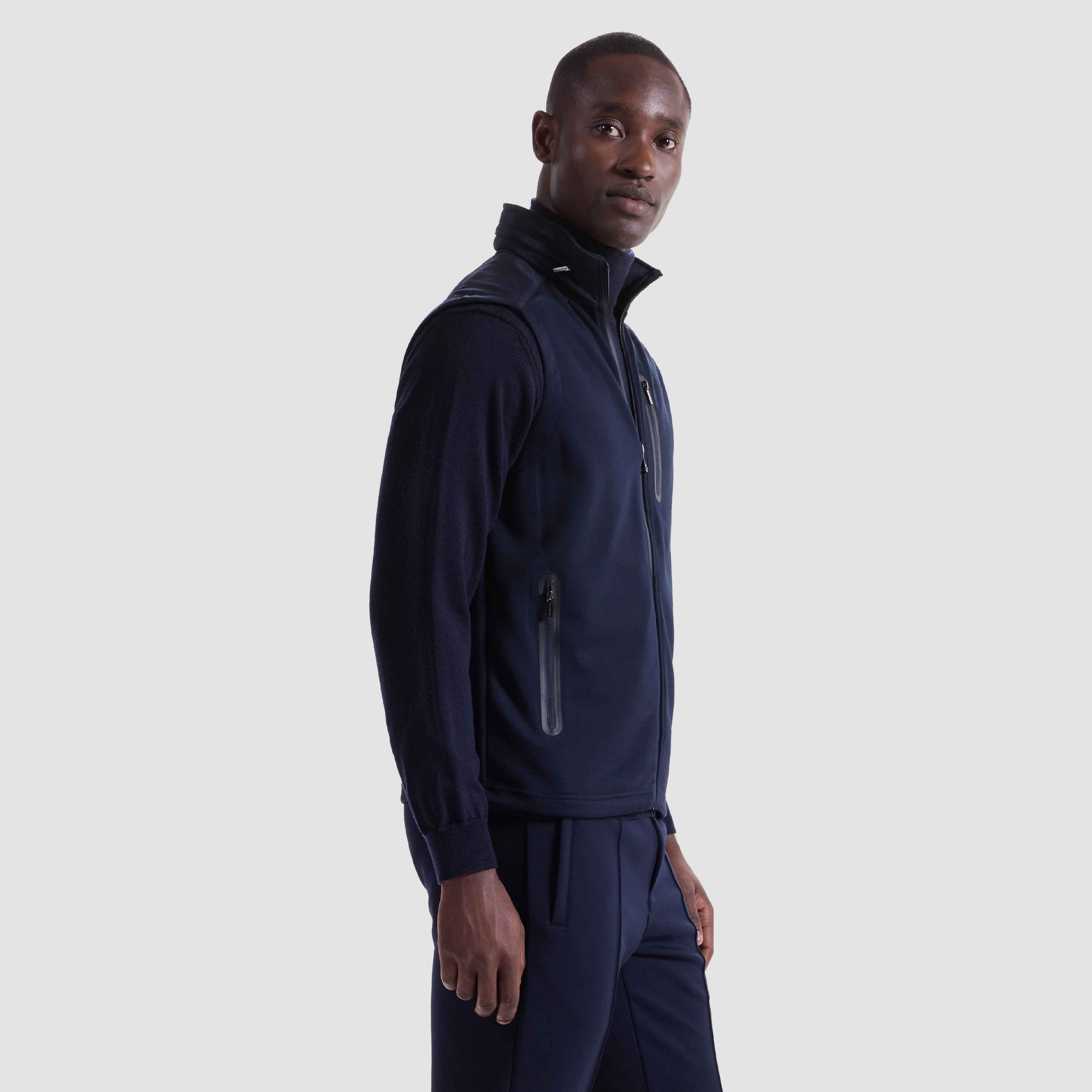 Soft Touch Performance Nylon Hooded Vest