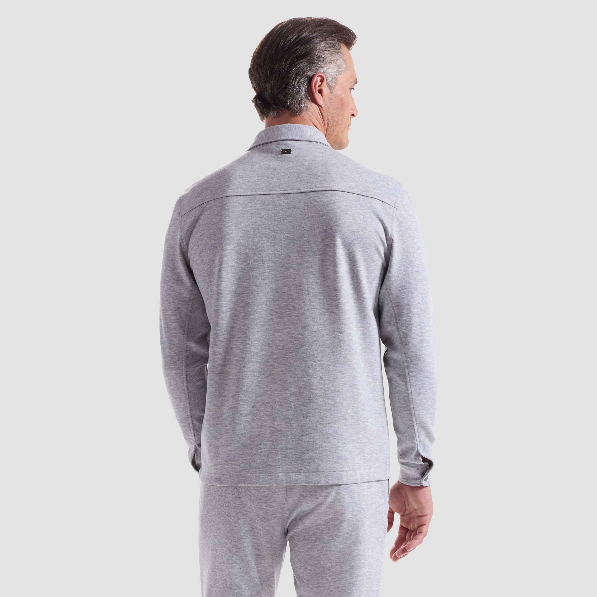 Soft Touch Performance Melange Knit Shirt