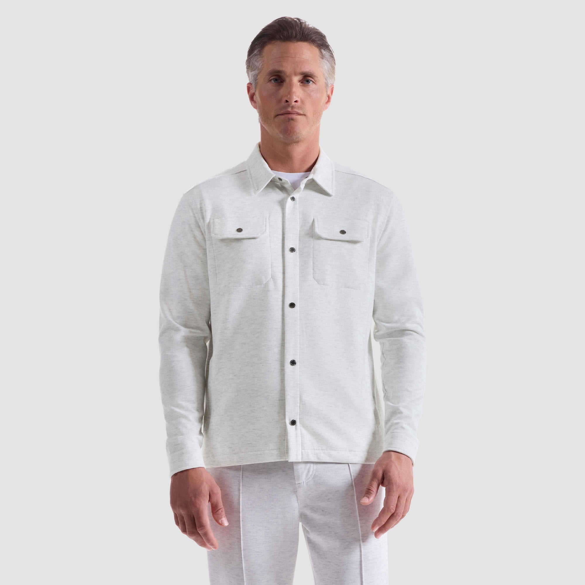 Soft Touch Performance Melange Knit Shirt