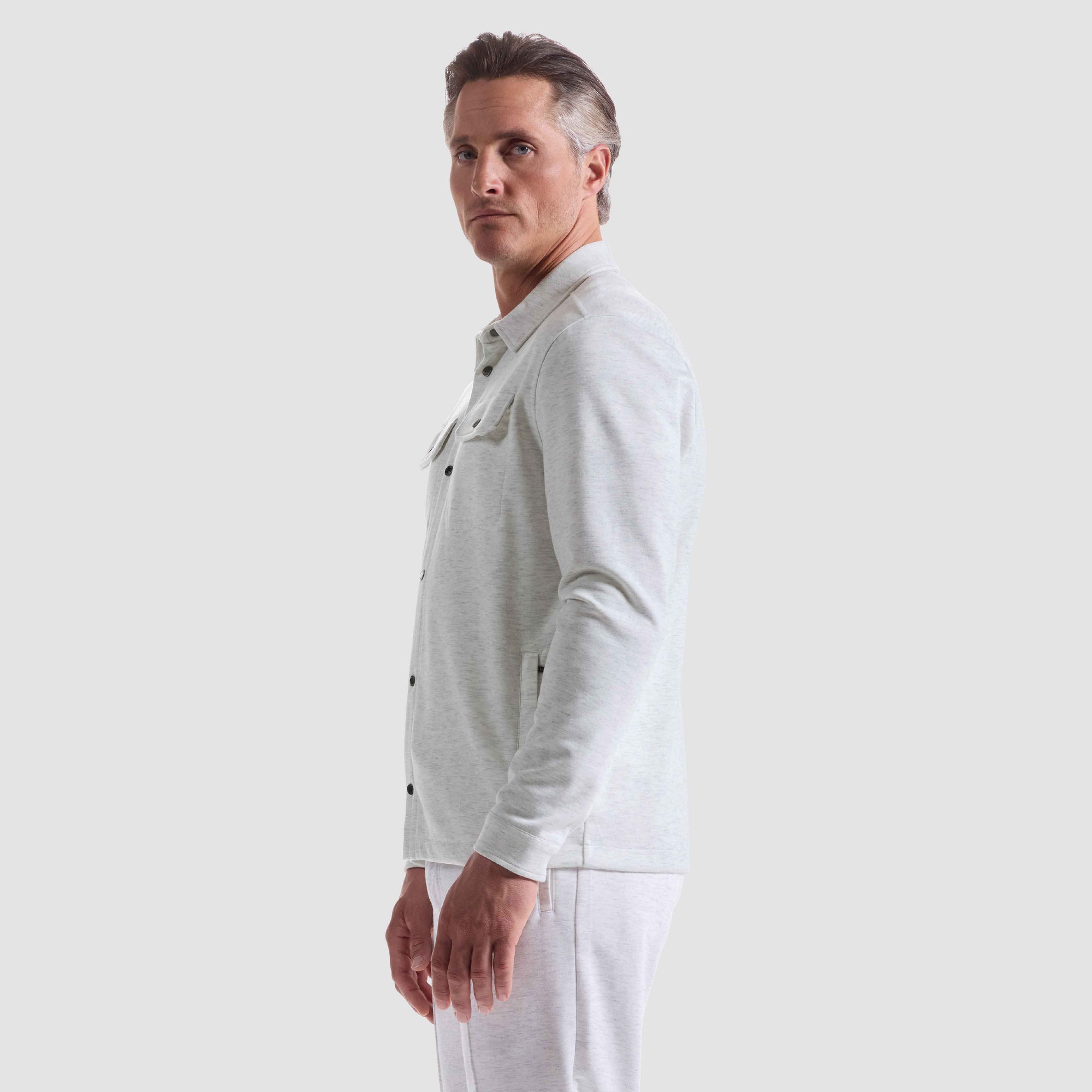 Soft Touch Performance Melange Knit Shirt