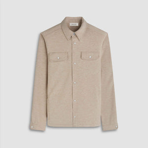 Soft Touch Performance Melange Knit Shirt