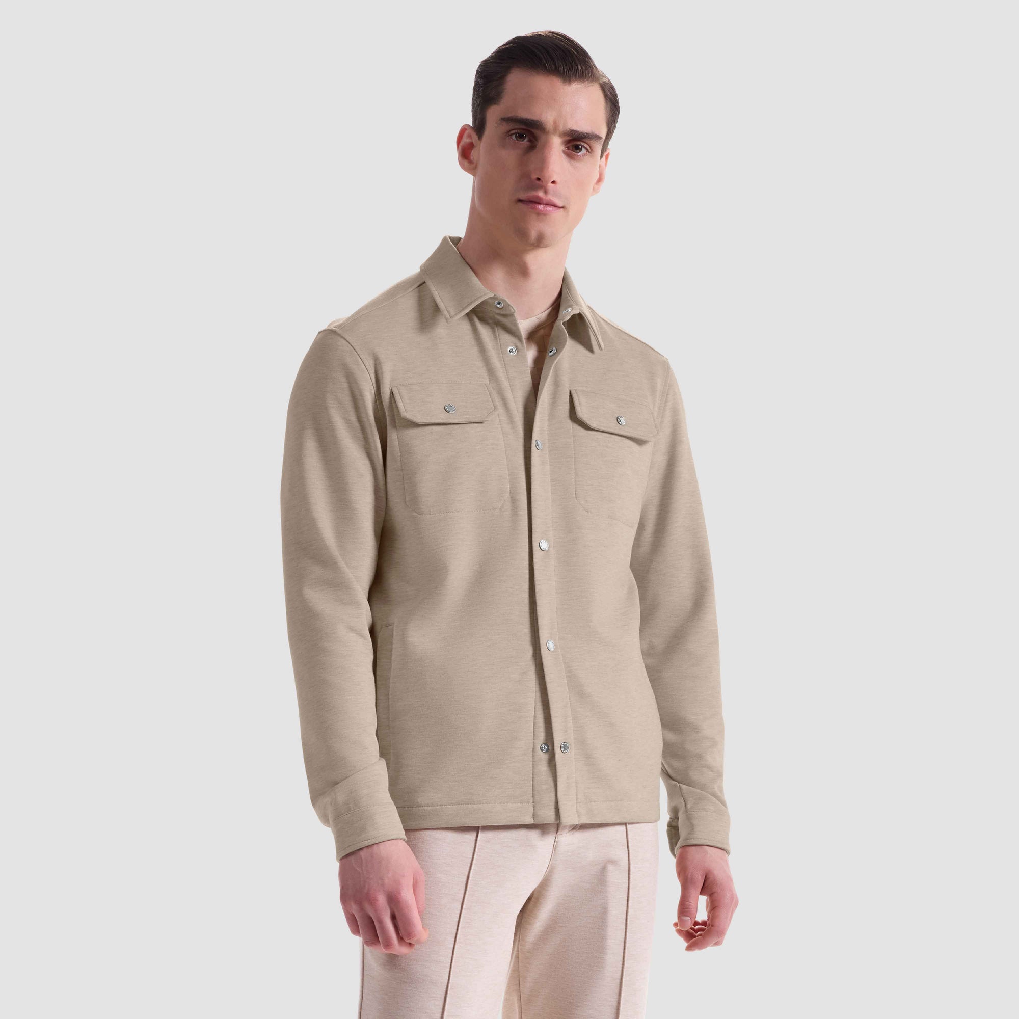 Soft Touch Performance Melange Knit Shirt