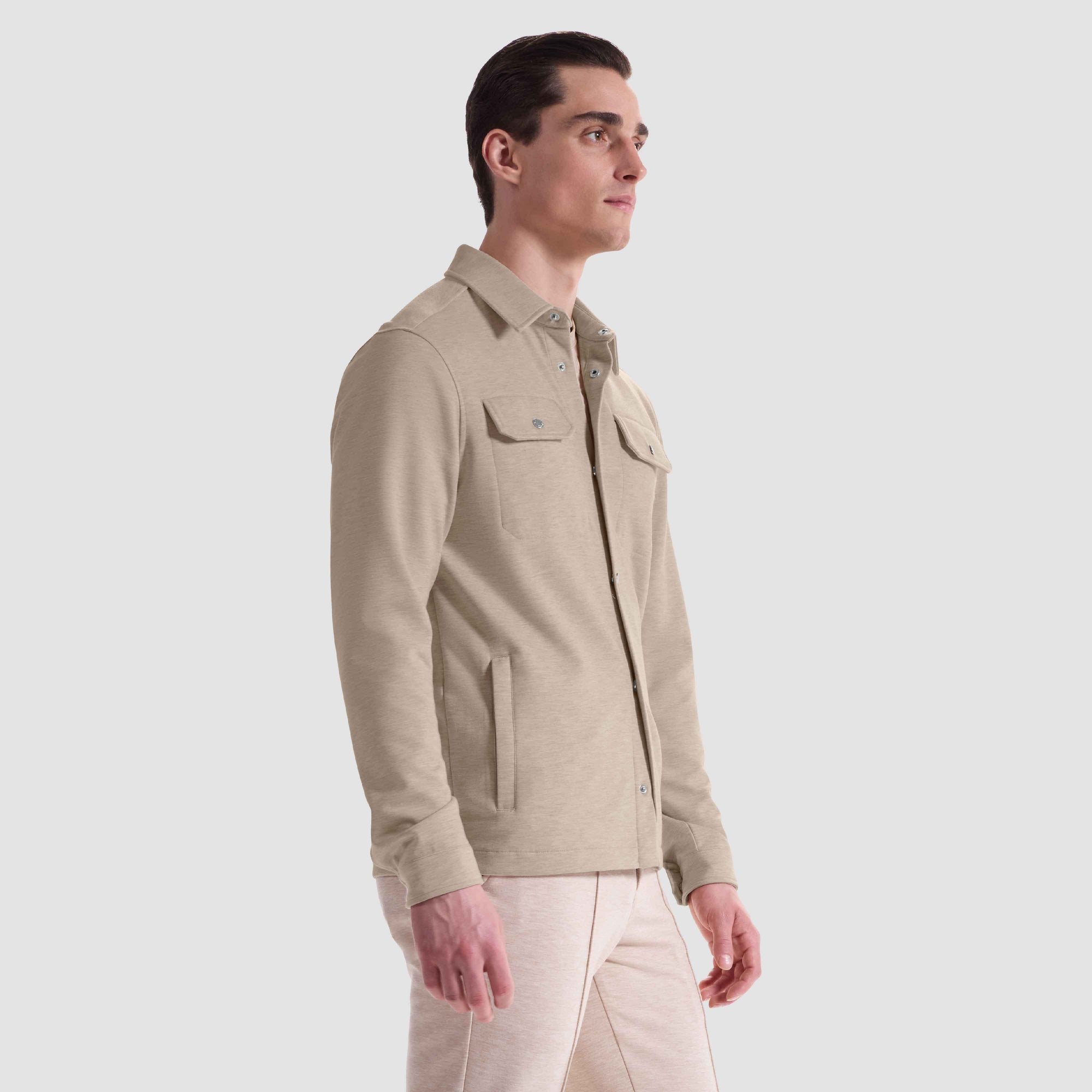 Soft Touch Performance Melange Knit Shirt