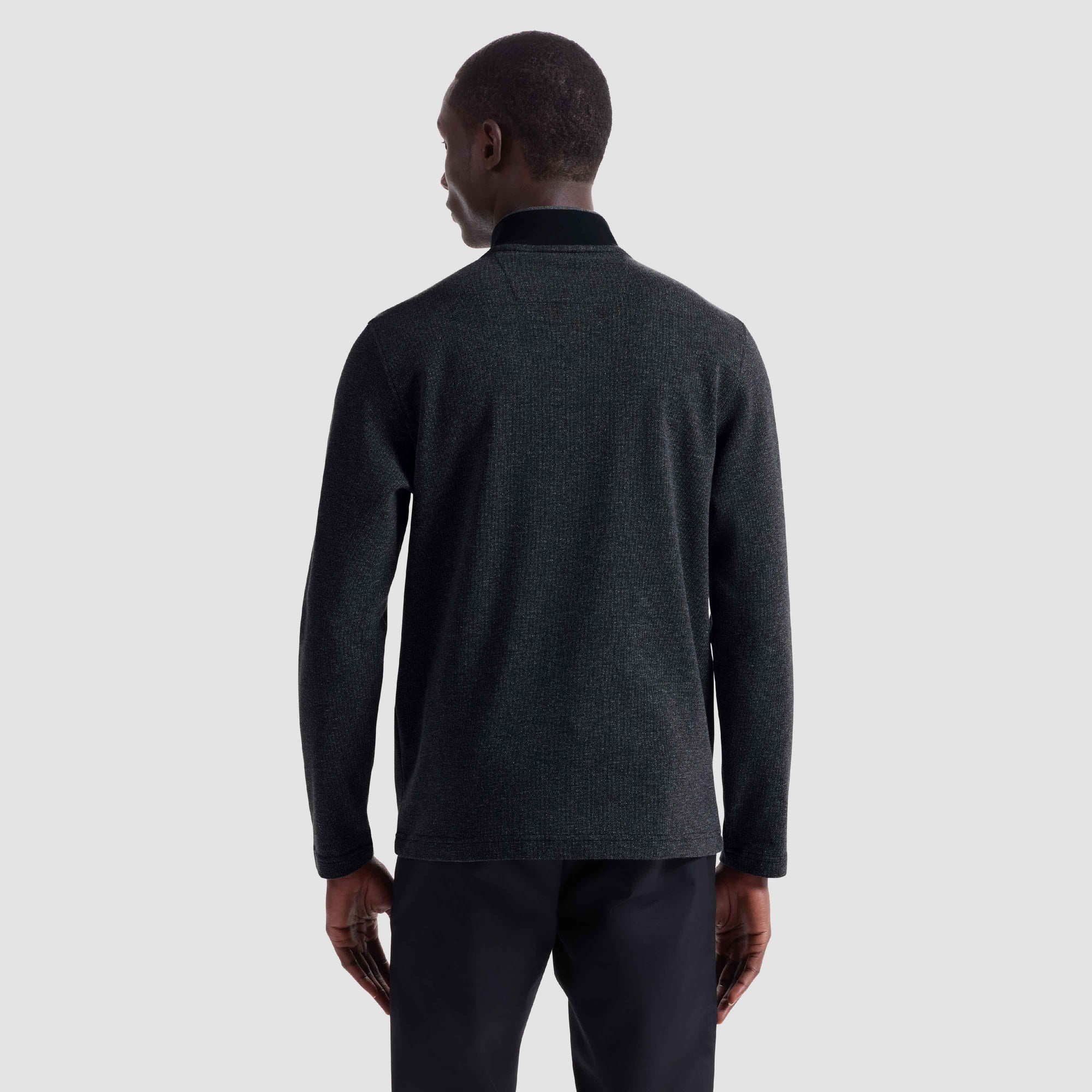 Pique Quarter Zip Pullover
