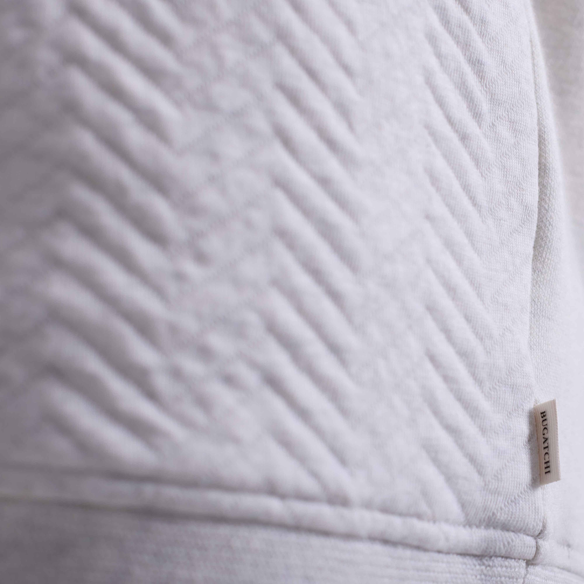 Chevron Melange Quarter Zip Pullover