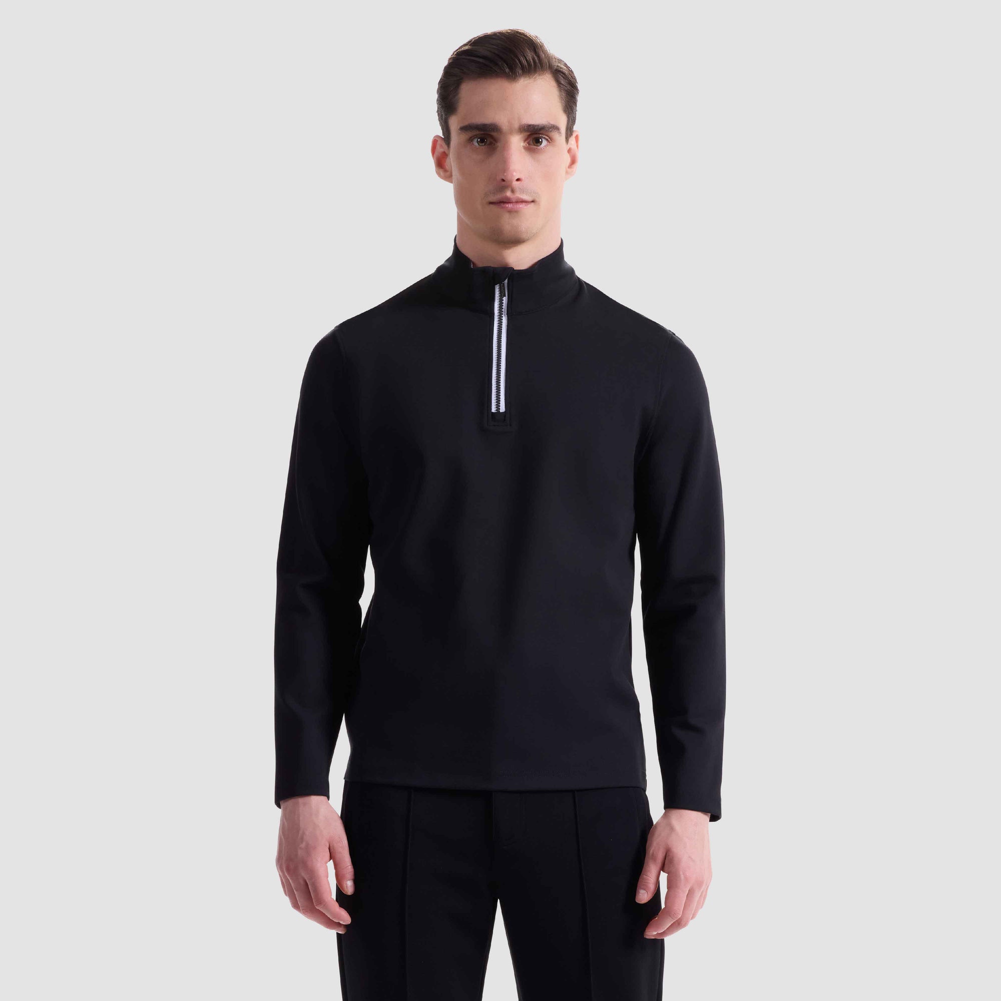Solid Performance Quarter Zip Pullover