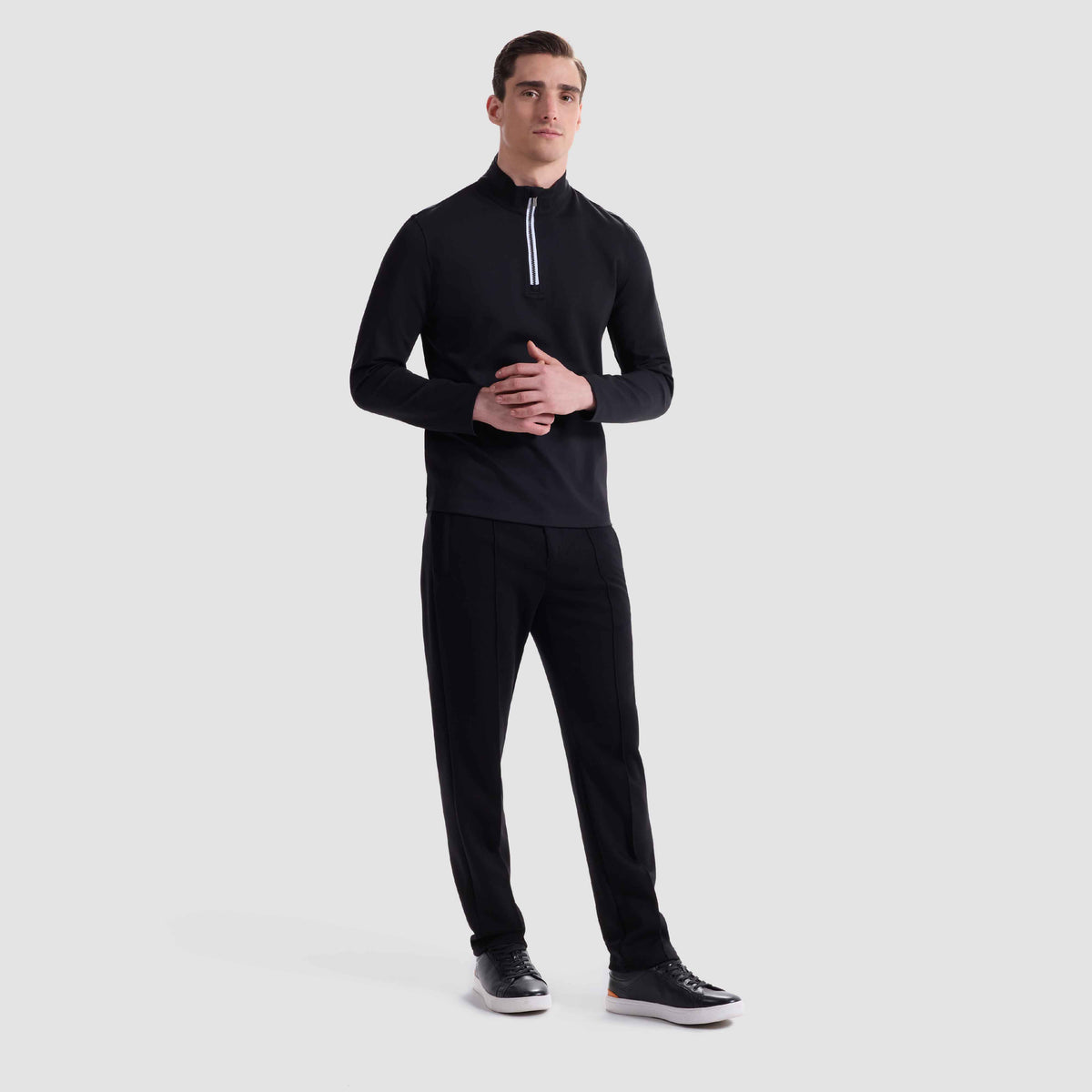Solid Performance Quarter Zip Pullover