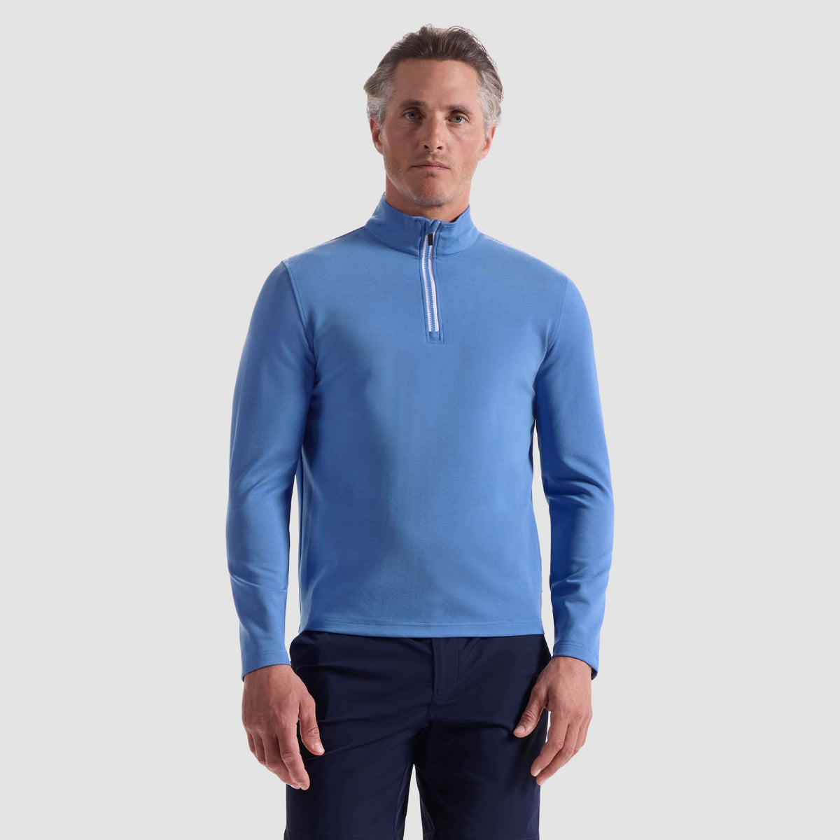 Solid Performance Quarter Zip Pullover