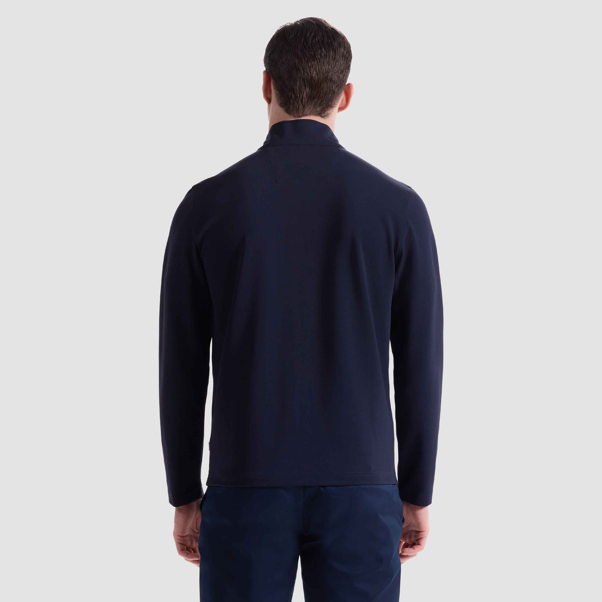 Solid Performance Quarter Zip Pullover