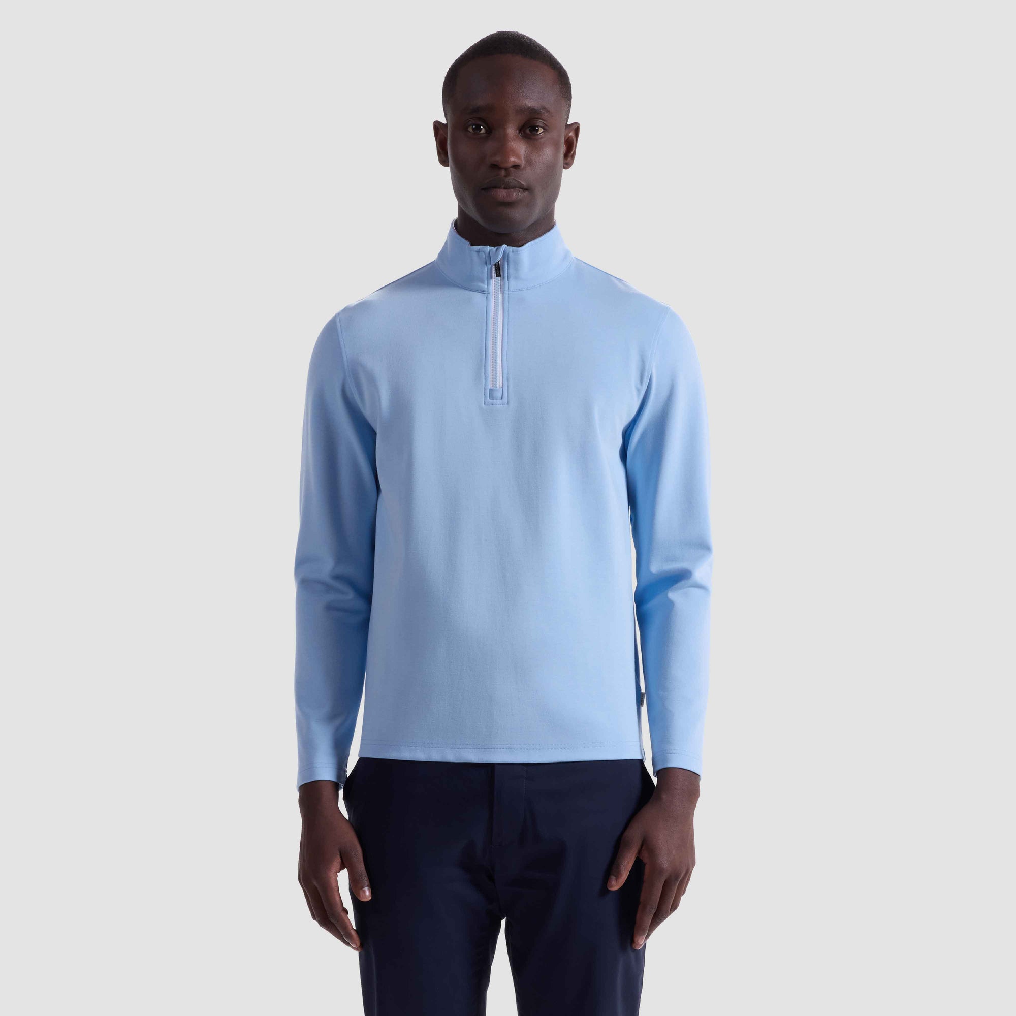 Solid Performance Quarter Zip Pullover