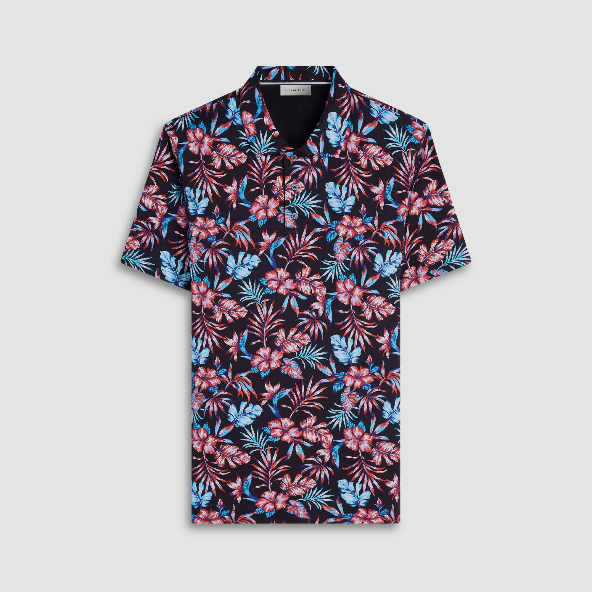 Hendrix Tropical Floral Polo Shirt