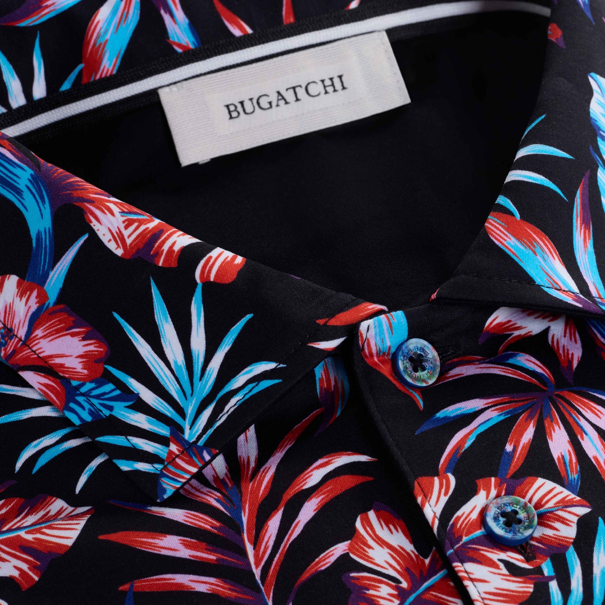 Hendrix Tropical Floral Polo Shirt