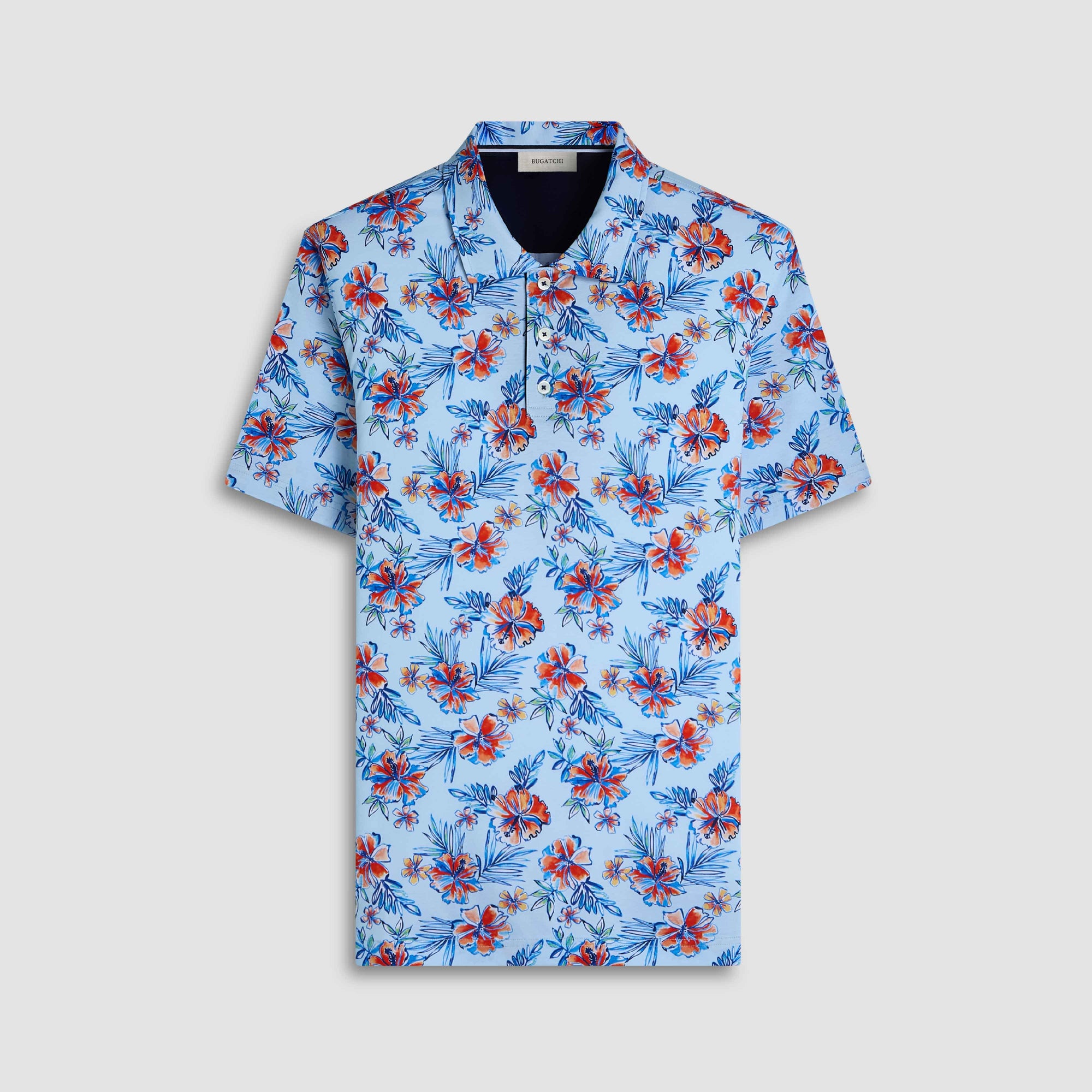 Hendrix Tropical Floral Polo Shirt