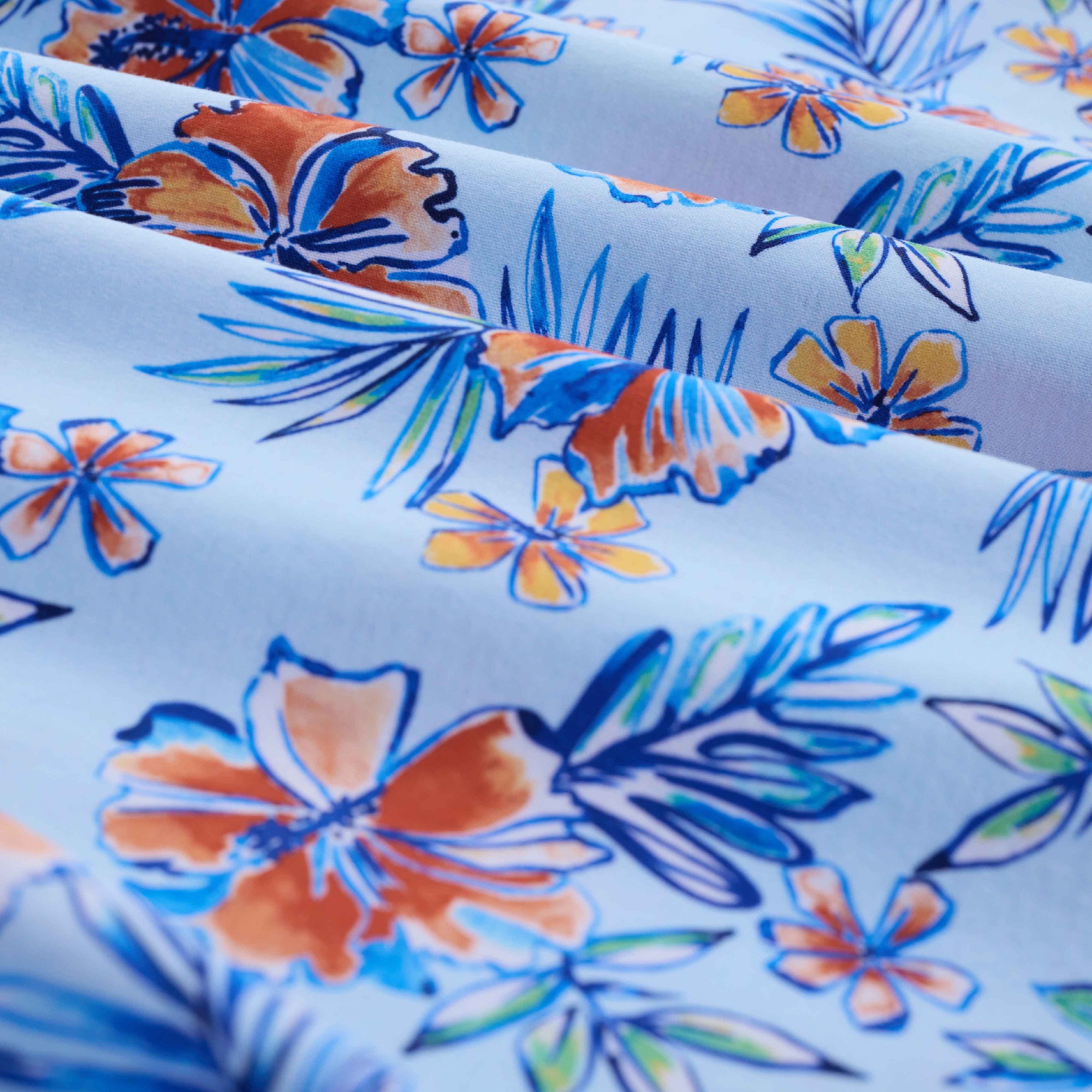 Hendrix Tropical Floral Polo Shirt