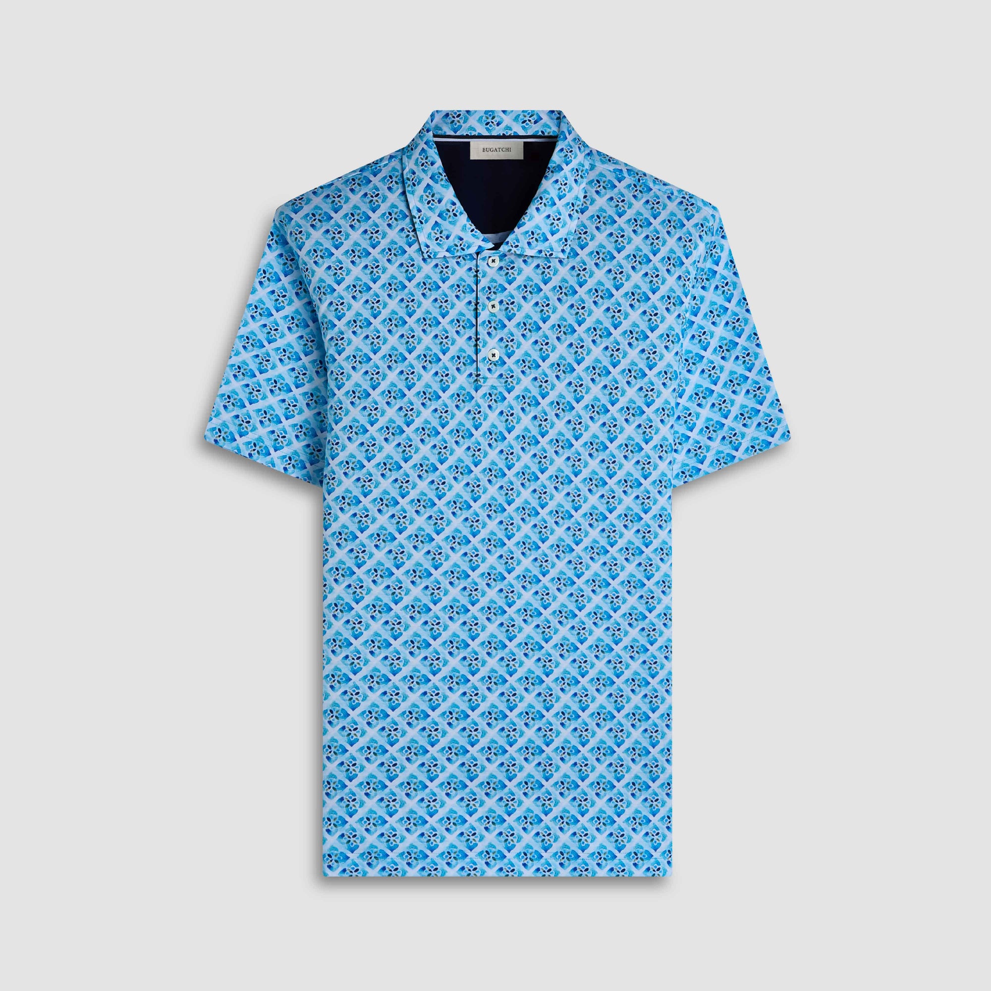 Hendrix Floral Tile Polo Shirt