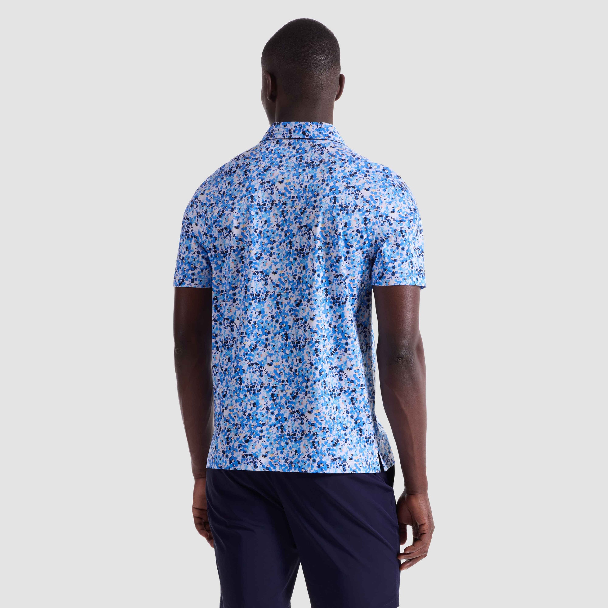 Hendrix Painted Floral Polo Shirt