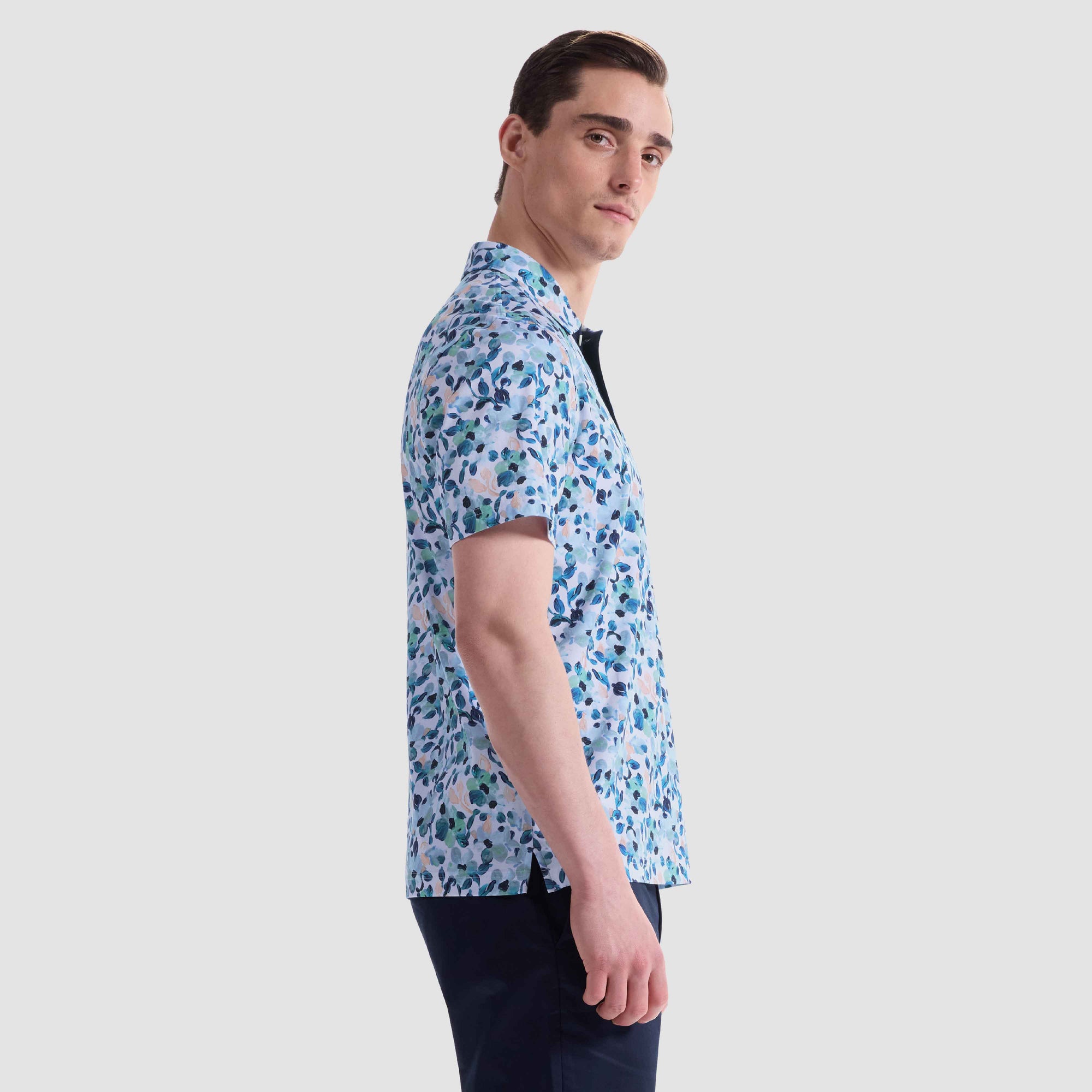 Hendrix Floral Abstract Polo Shirt