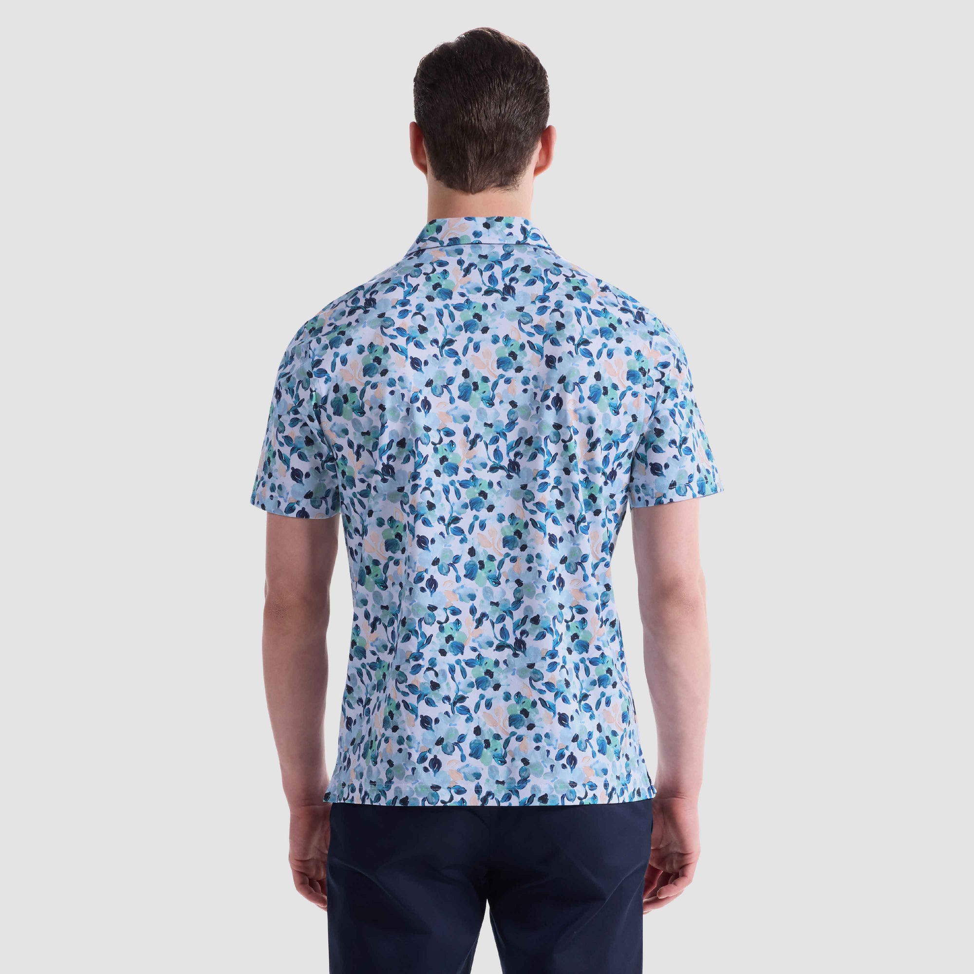 Hendrix Floral Abstract Polo Shirt