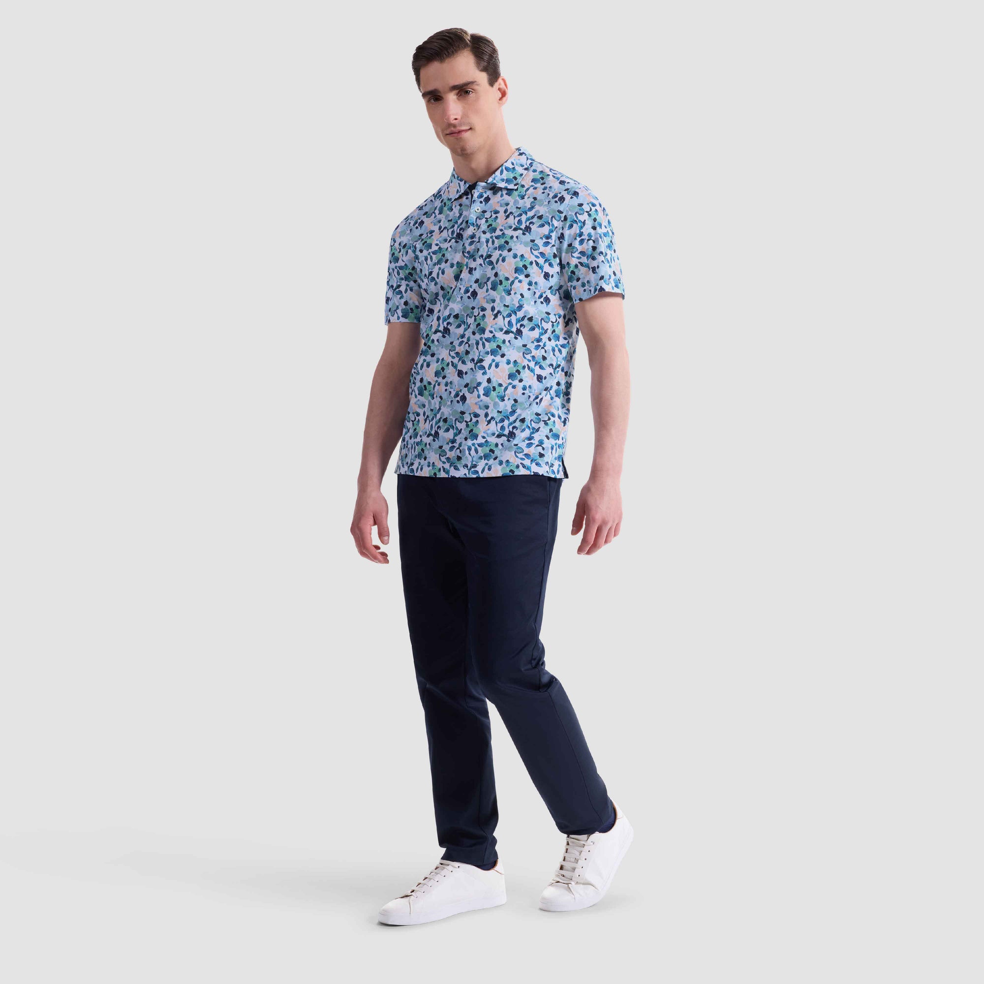 Hendrix Floral Abstract Polo Shirt
