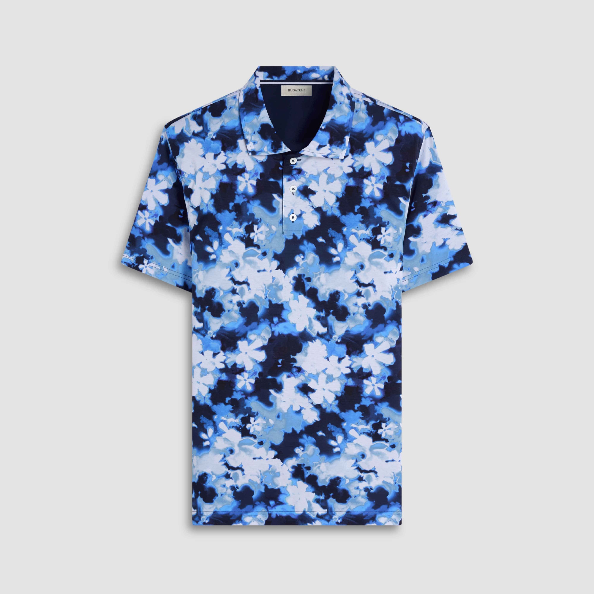 Hendrix Blurred Floral Polo Shirt