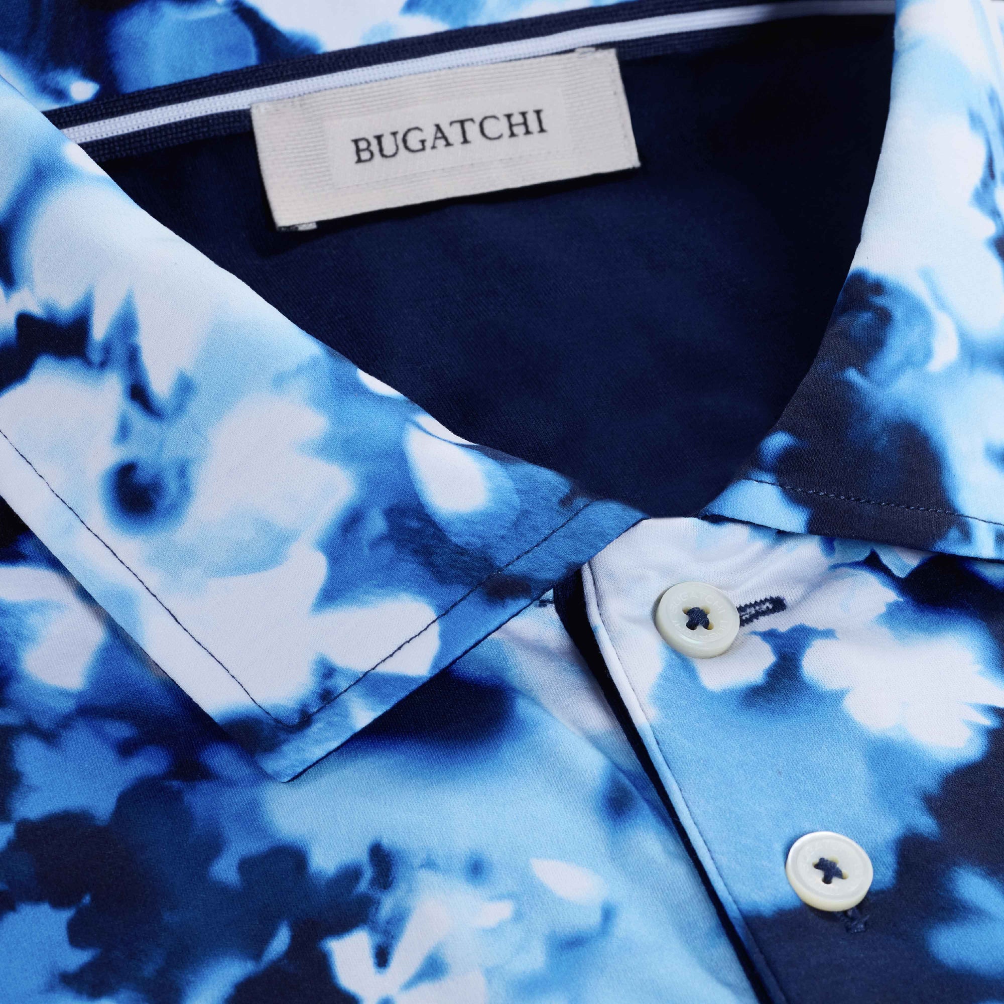 Hendrix Blurred Floral Polo Shirt
